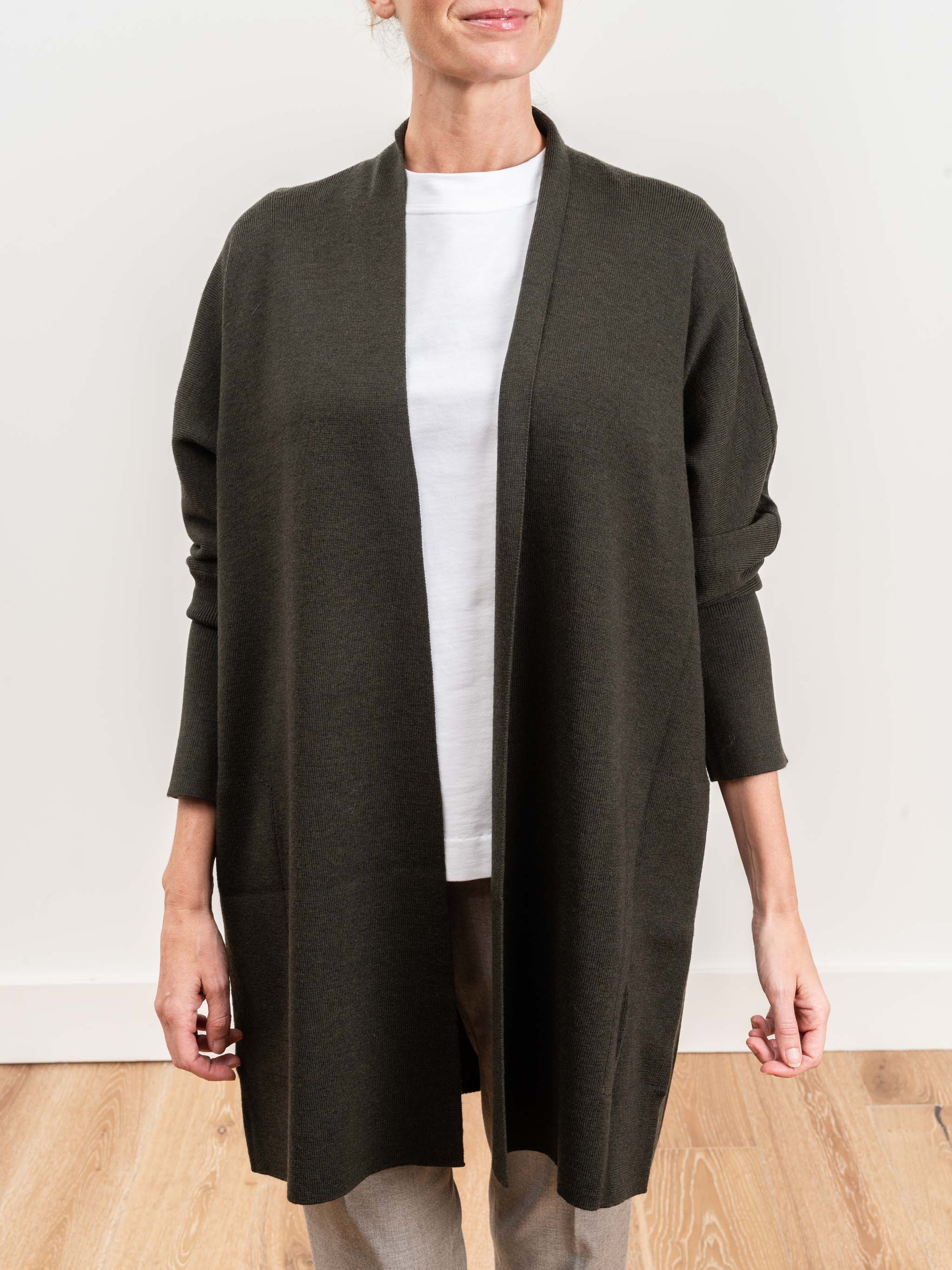 demi shawl cardi - army - Image 4