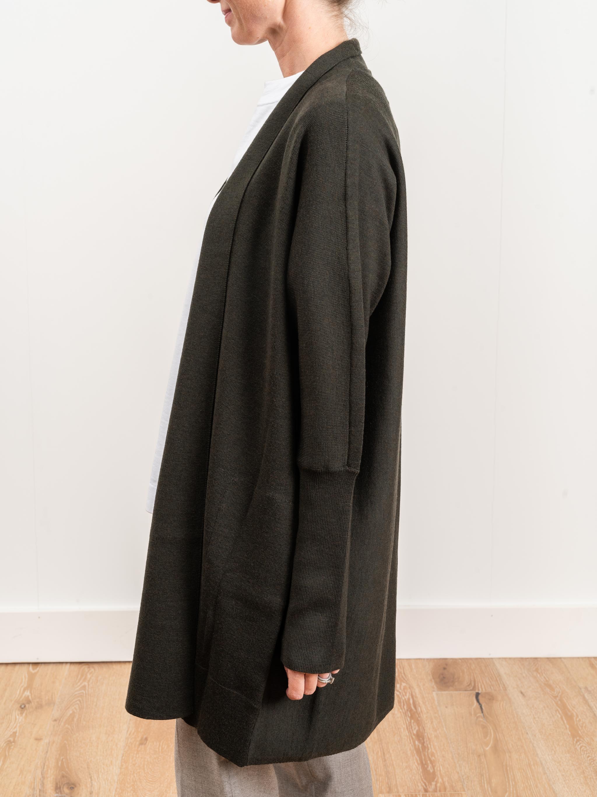 demi shawl cardi - army - Image 5