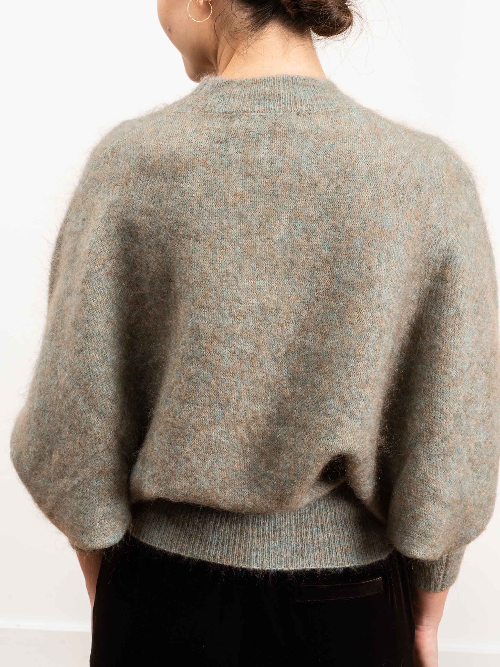 mohair rounded sweater - Image 7
