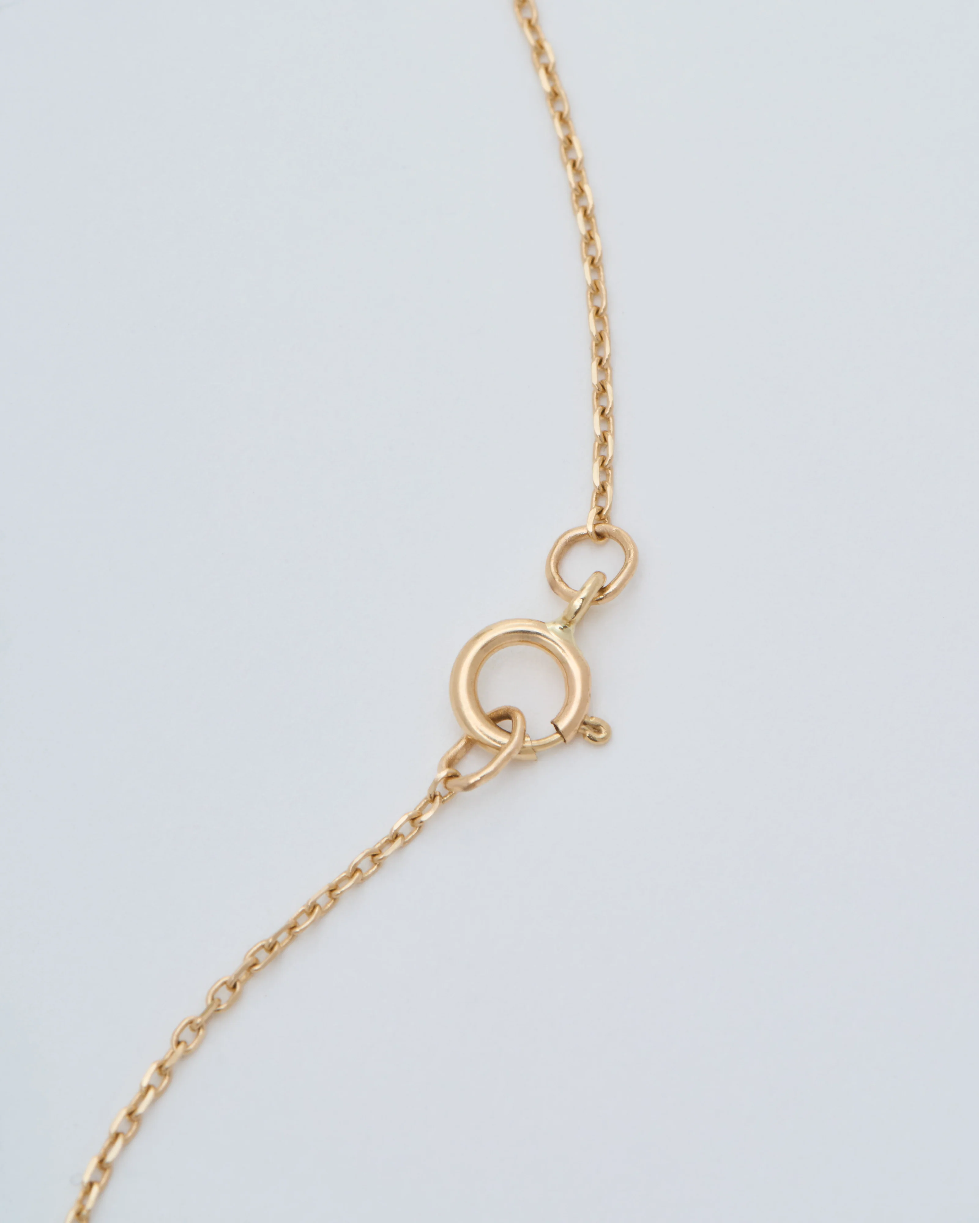 aquamarine marquise eye open rectangle necklace - Image 5