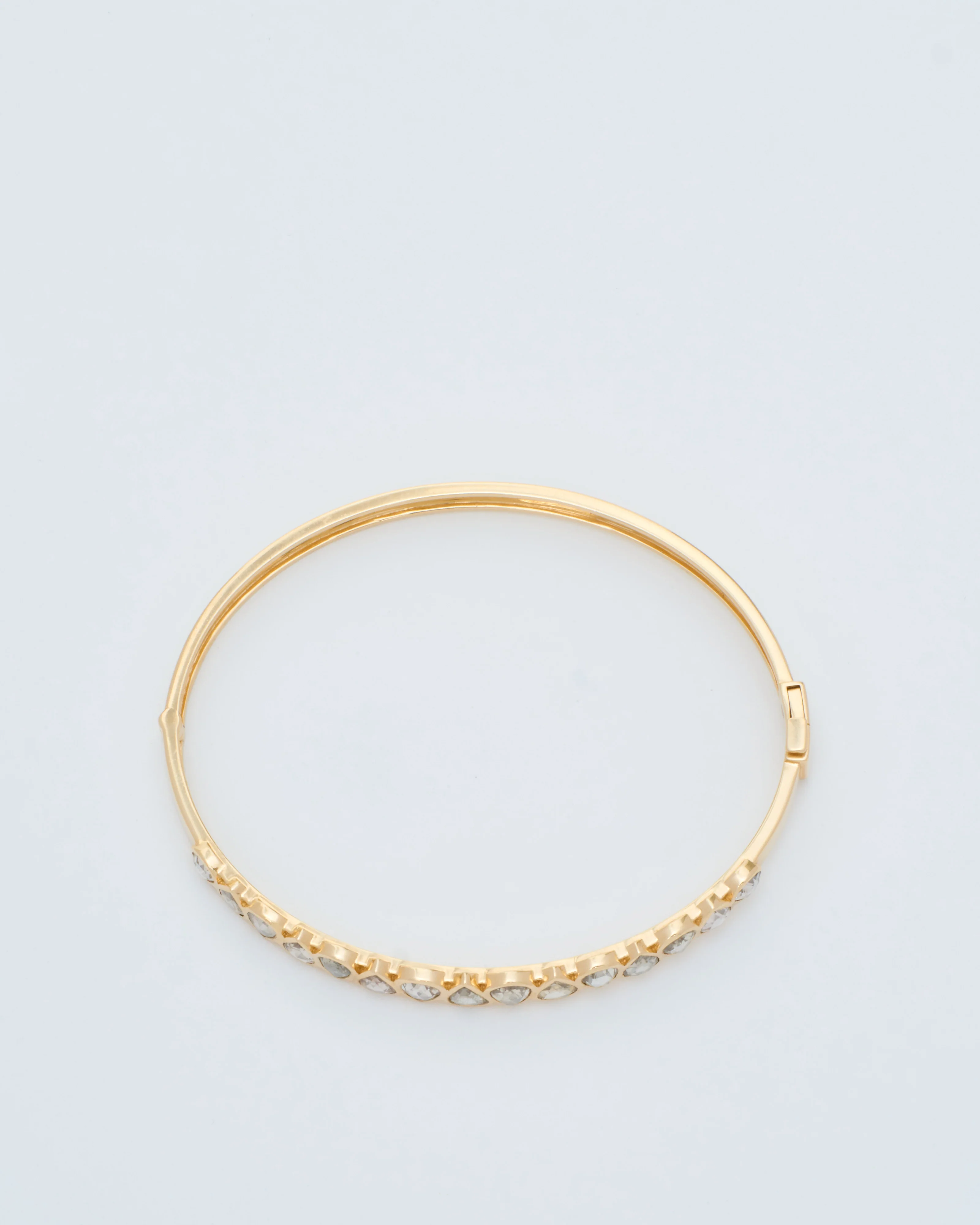 champagne diamonds bangle bracelet - Image 5
