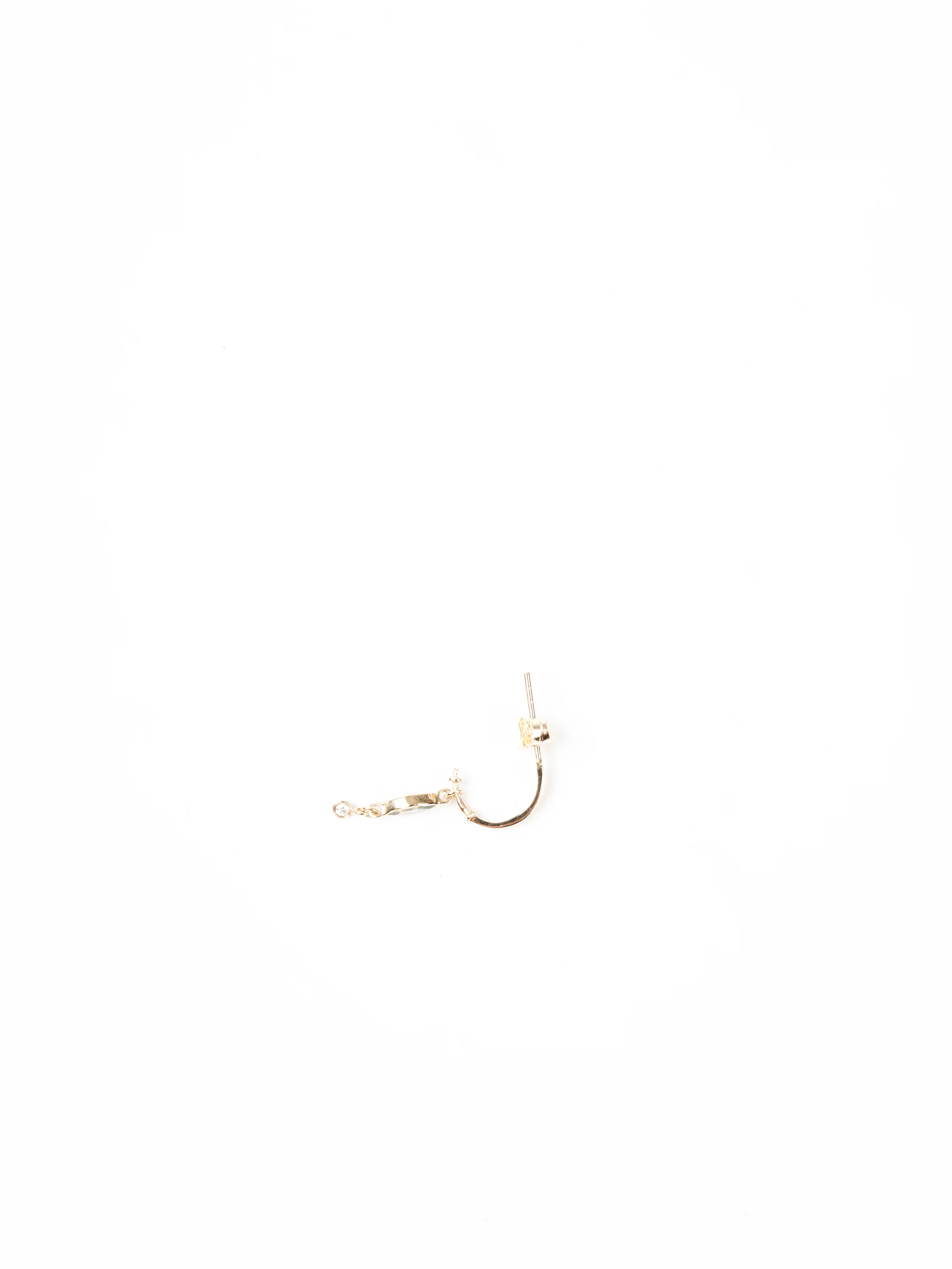 dangling marquise tourmaline and diamond earring - Image 4