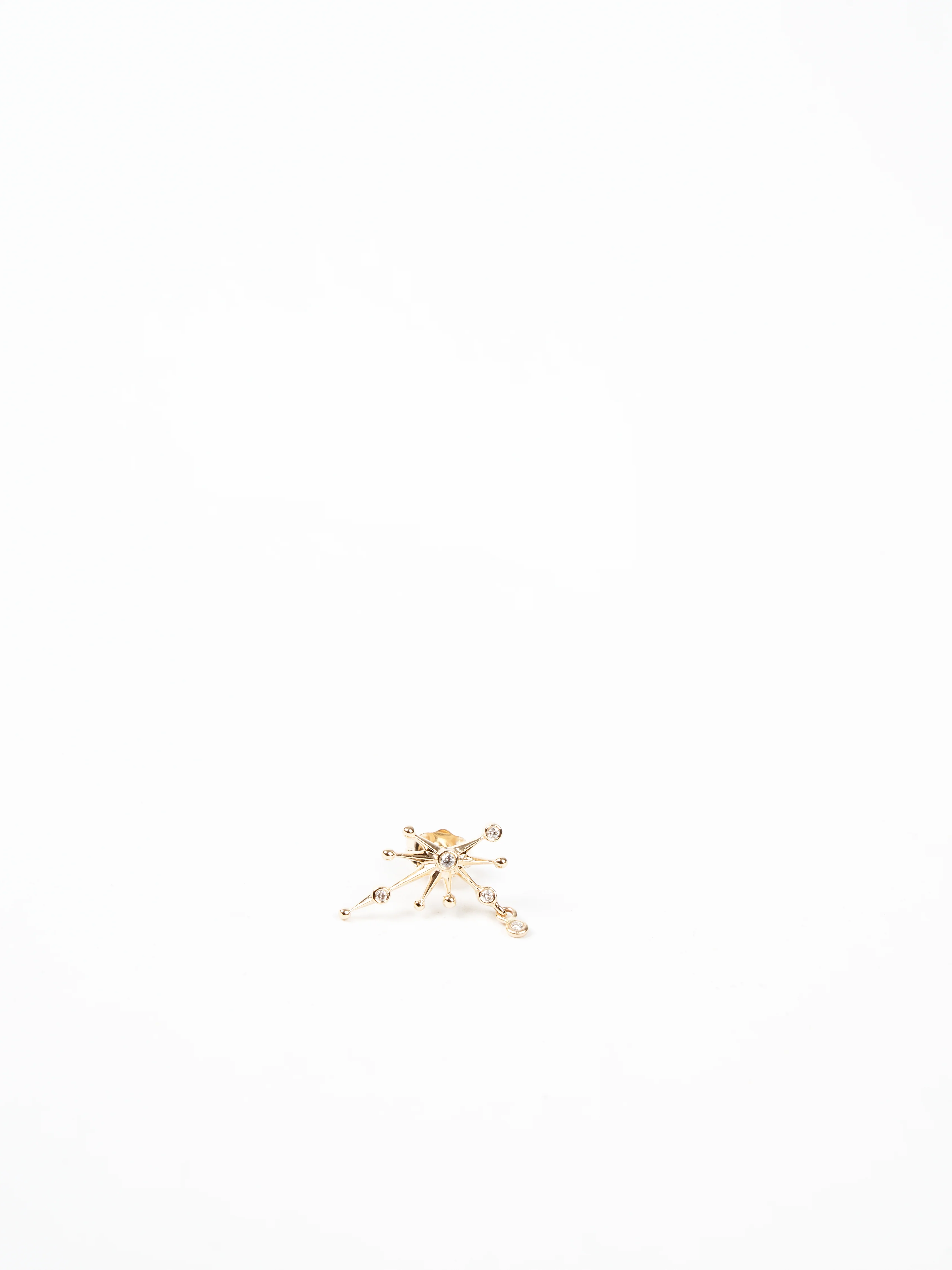 diamond constellation dangling earrings - Image 3