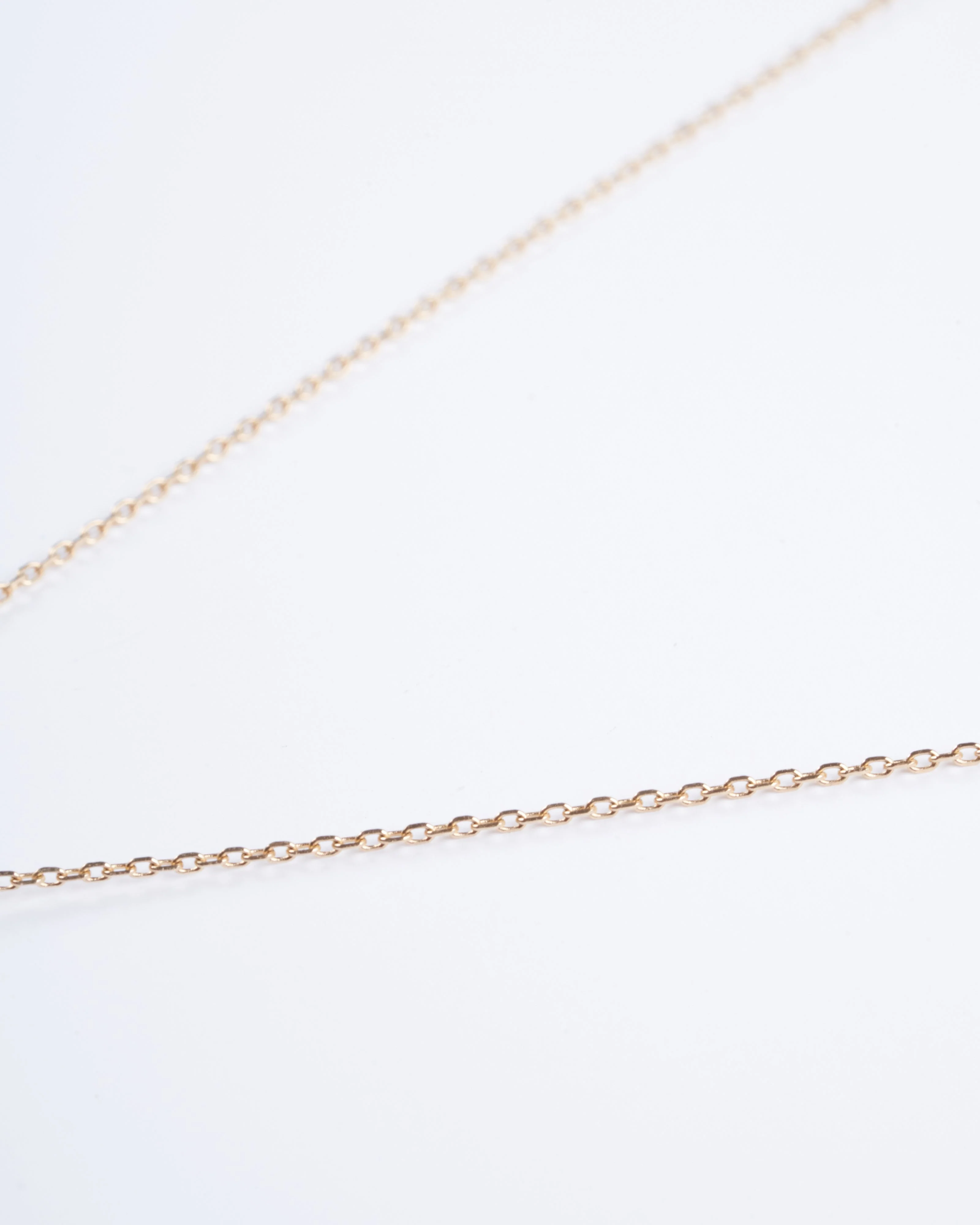 gold with dangling eye diamond necklace - gold and stone - Image 3
