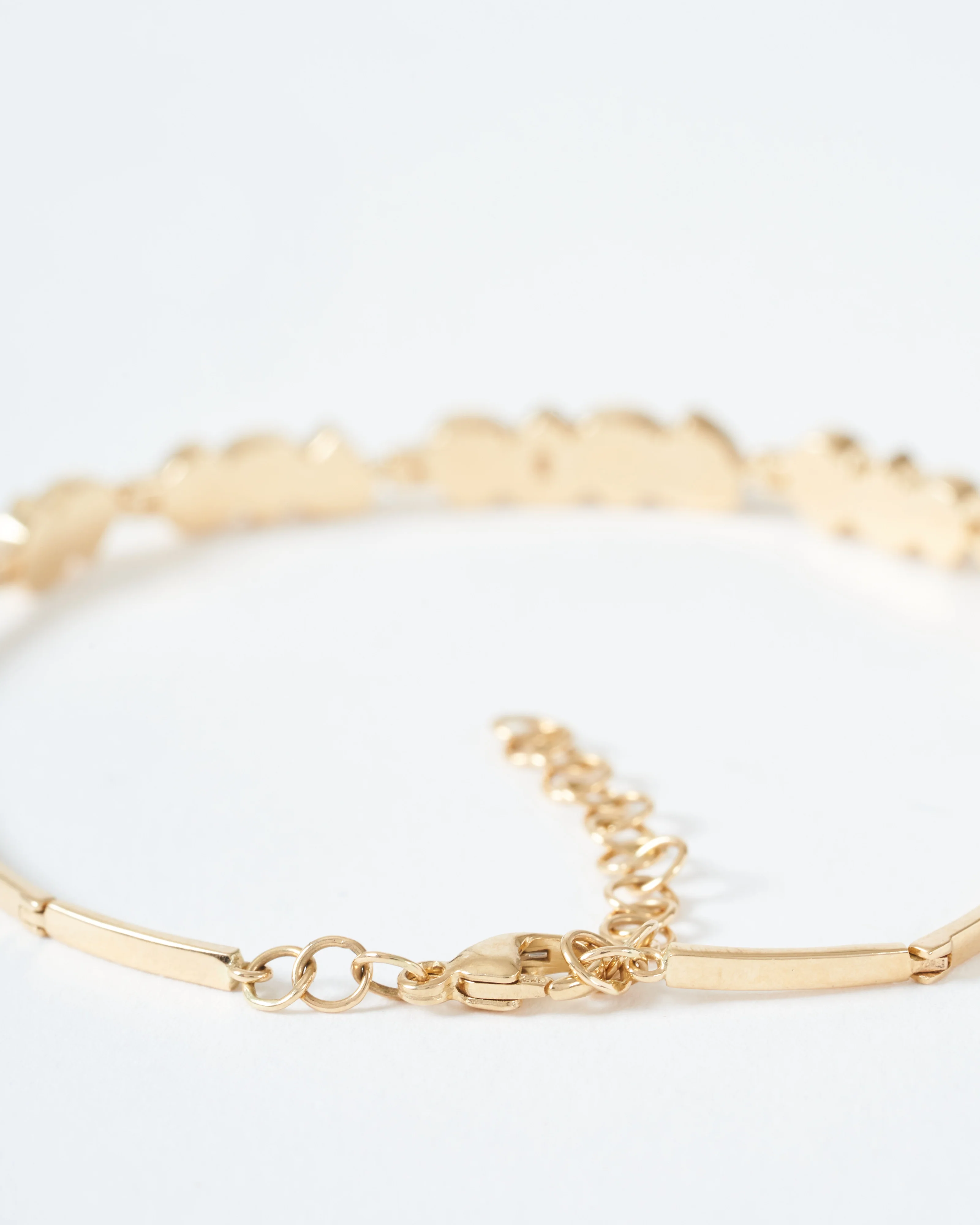 irregular grey diamond bracelet - Image 5