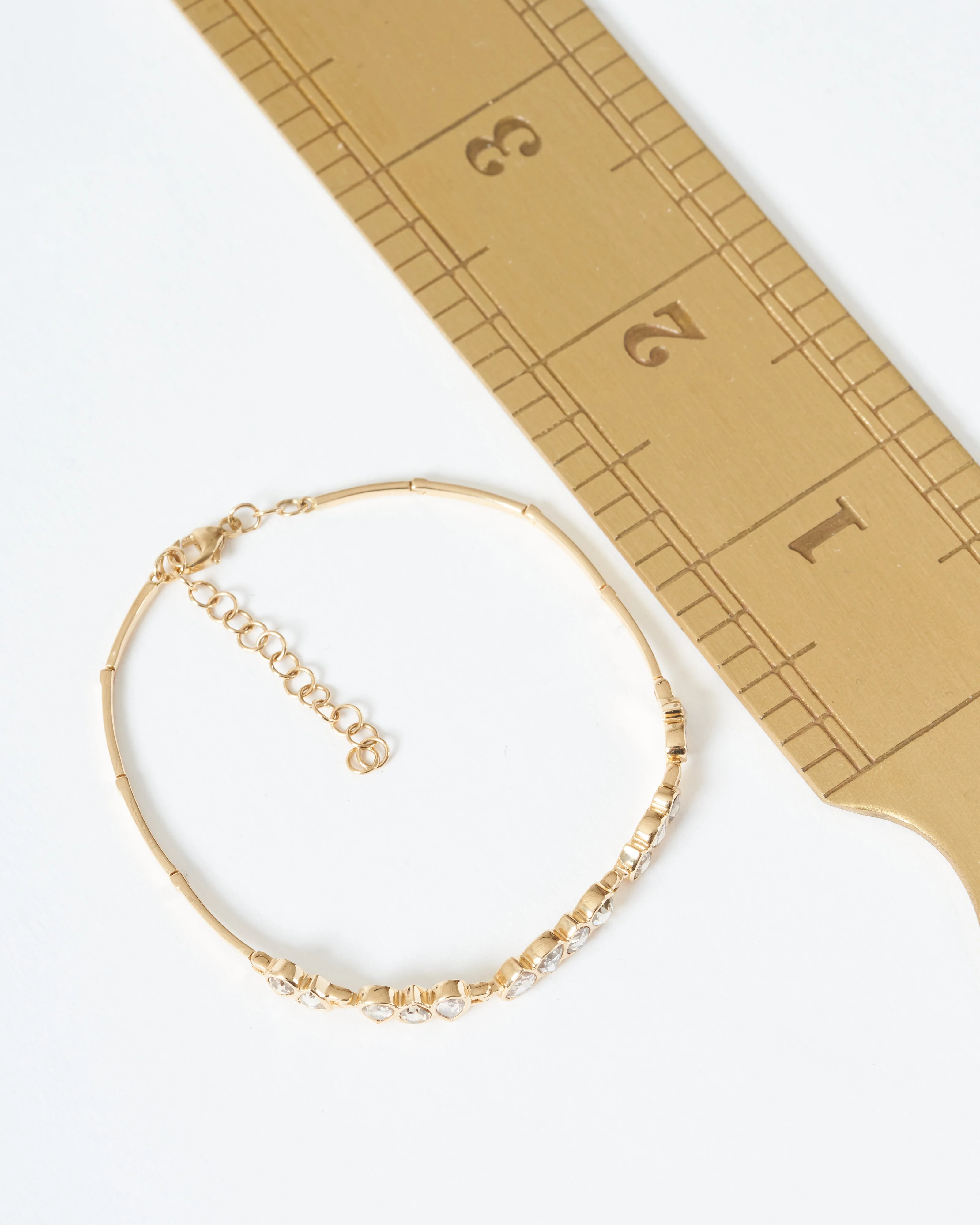irregular grey diamond bracelet - Image 6