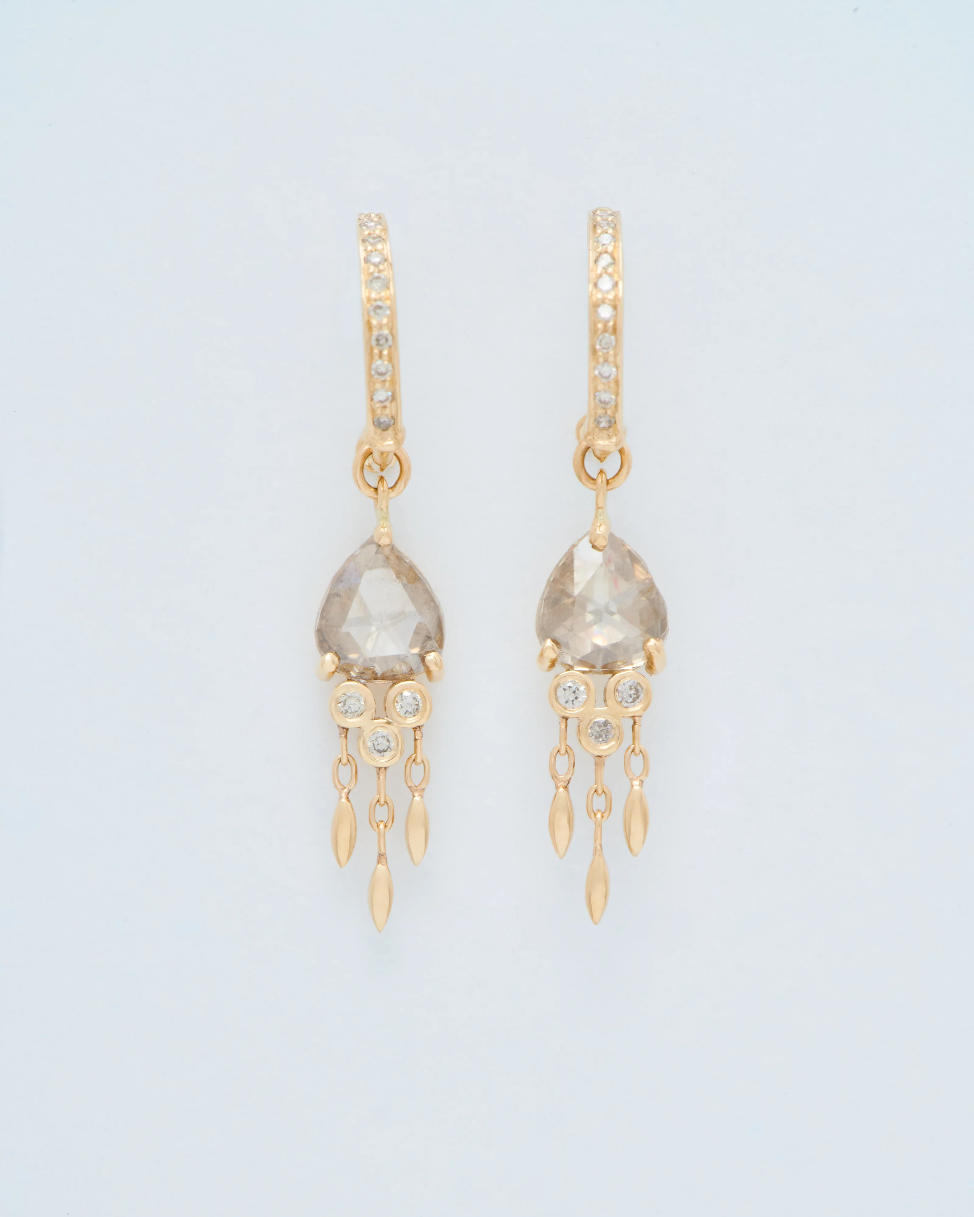 jelly fish hoop earrings