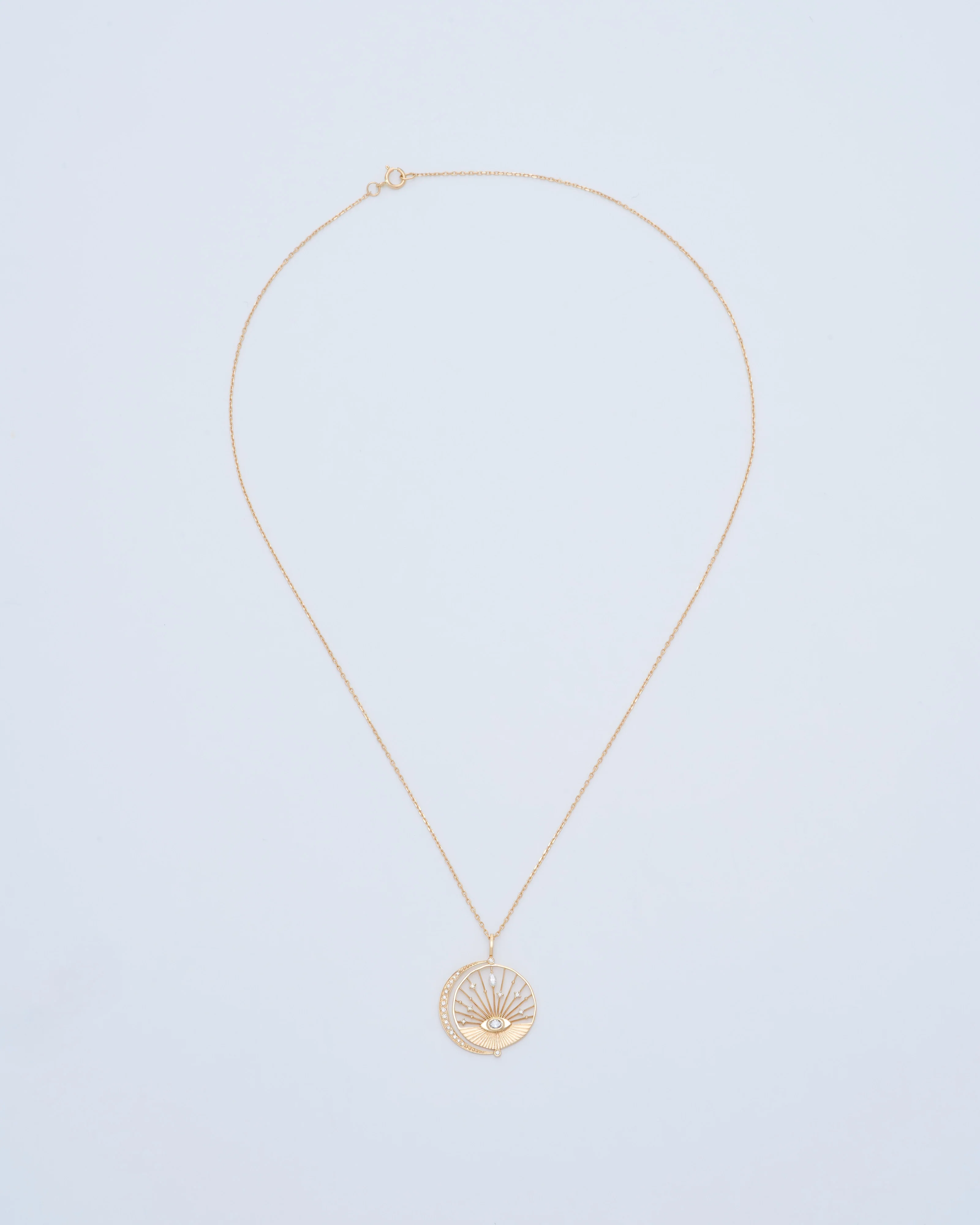 moon and sun open chain necklace - Image 5