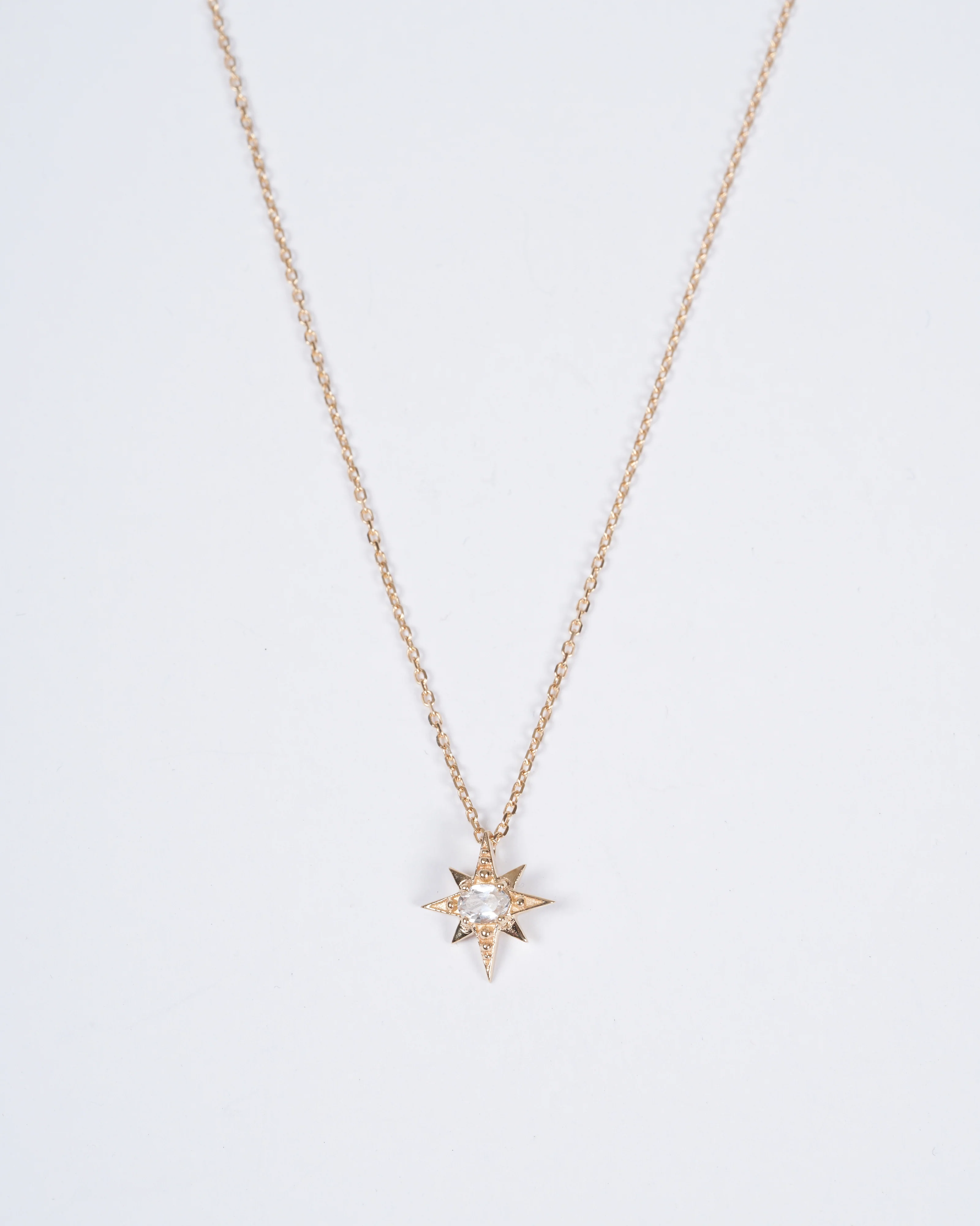 north star sapphire necklace - gold and stone - Image 2
