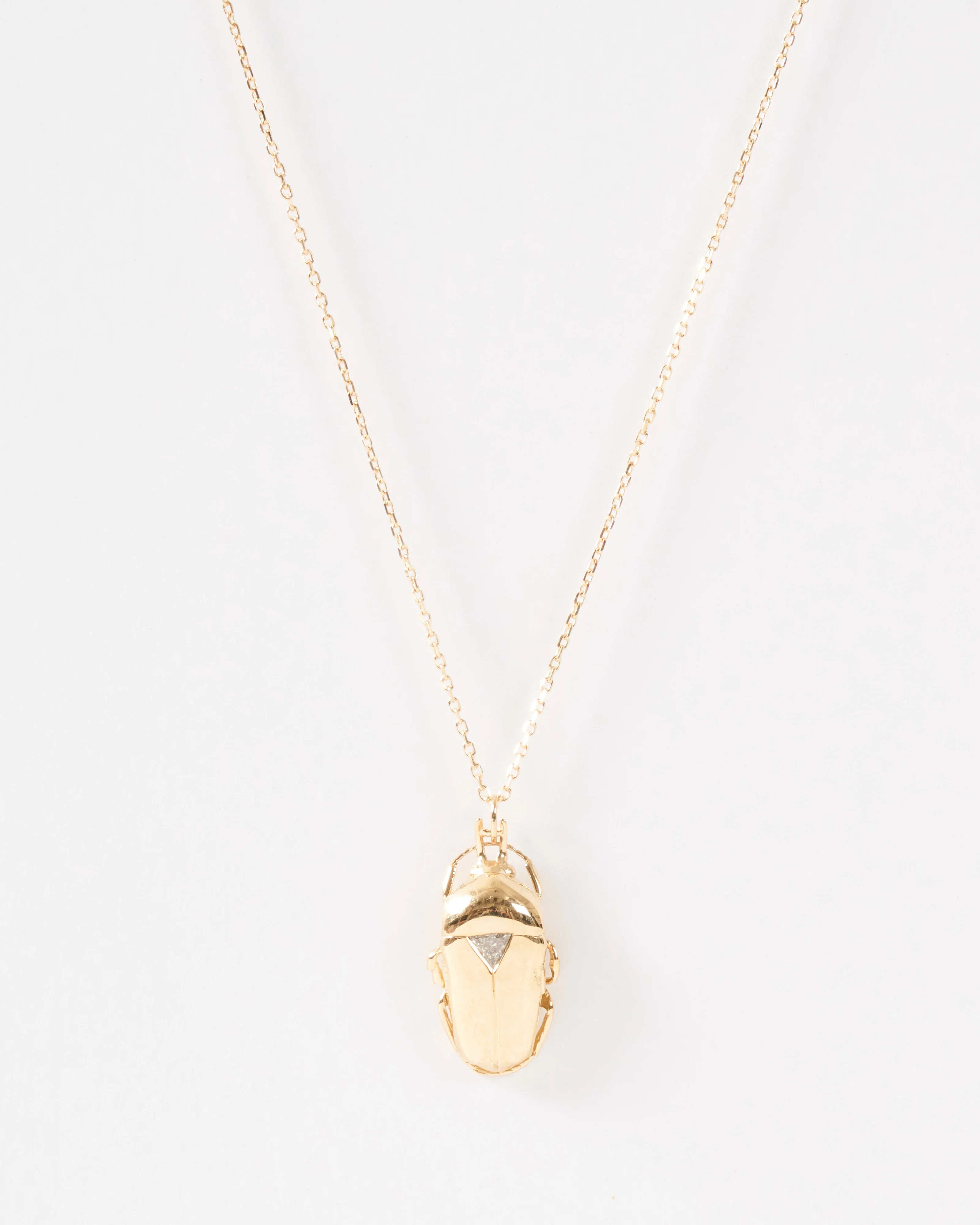 trillion diamond king scarab necklace - Image 3