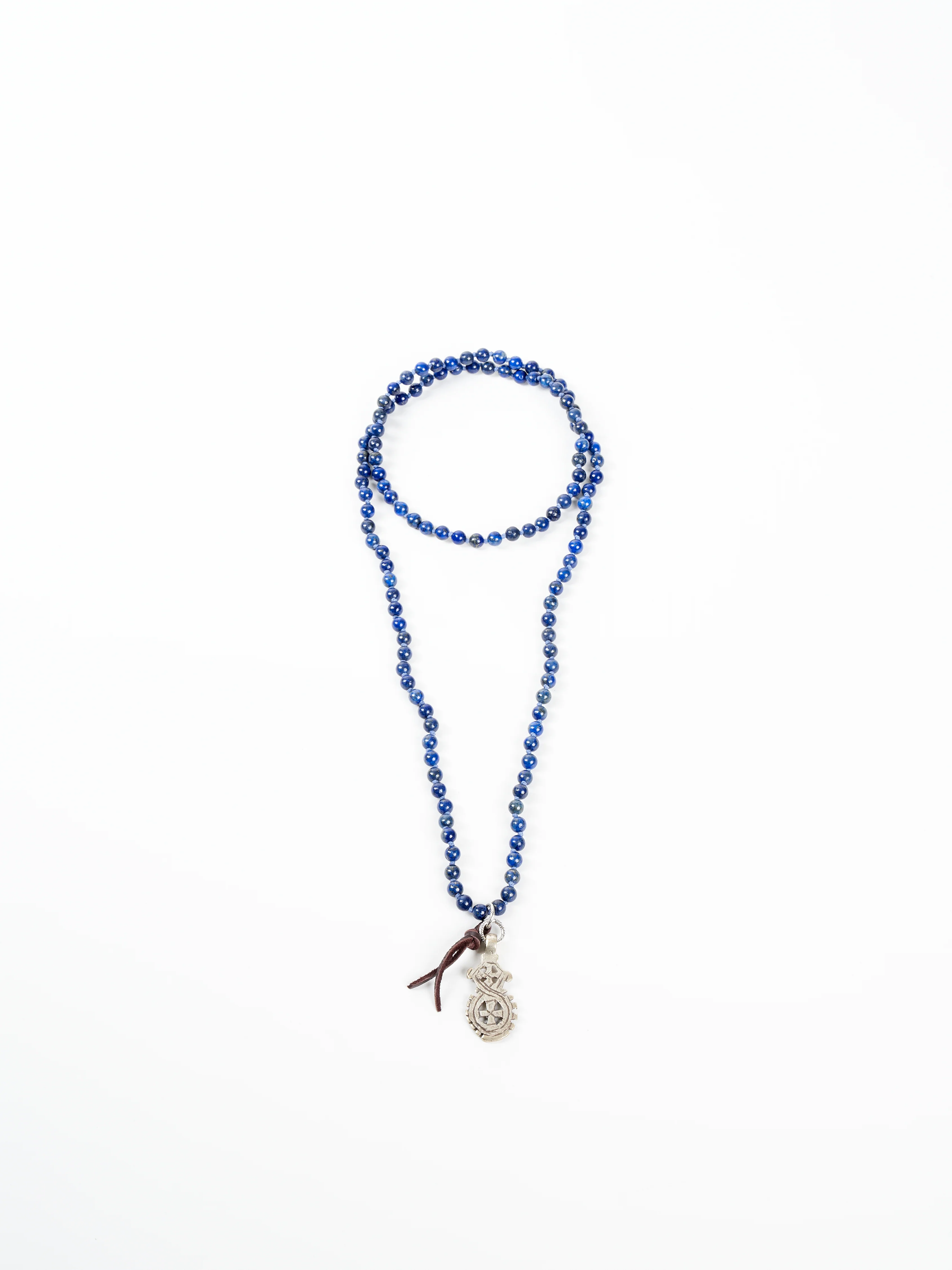 lapis beaded necklace