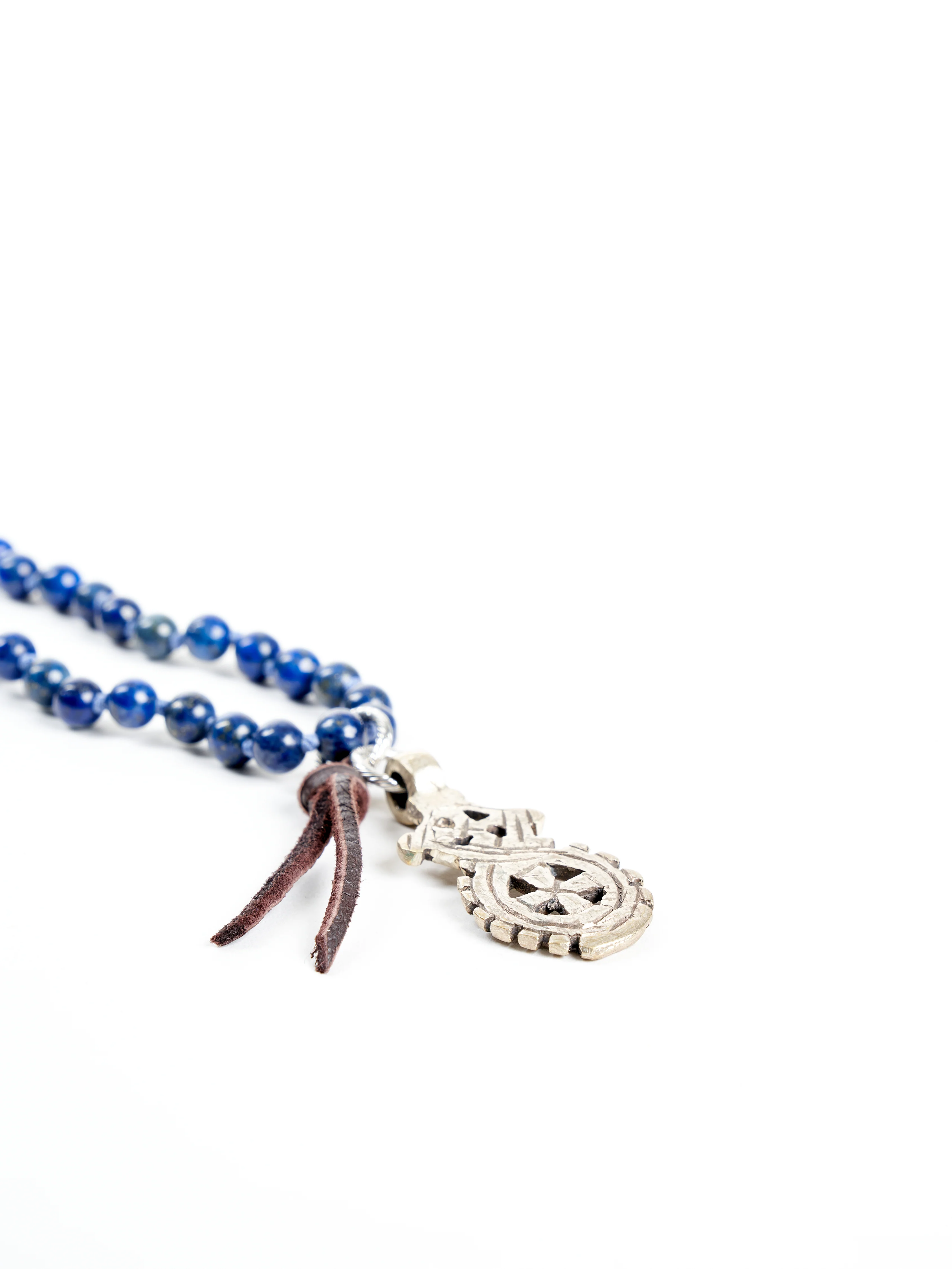 lapis beaded necklace - Image 3