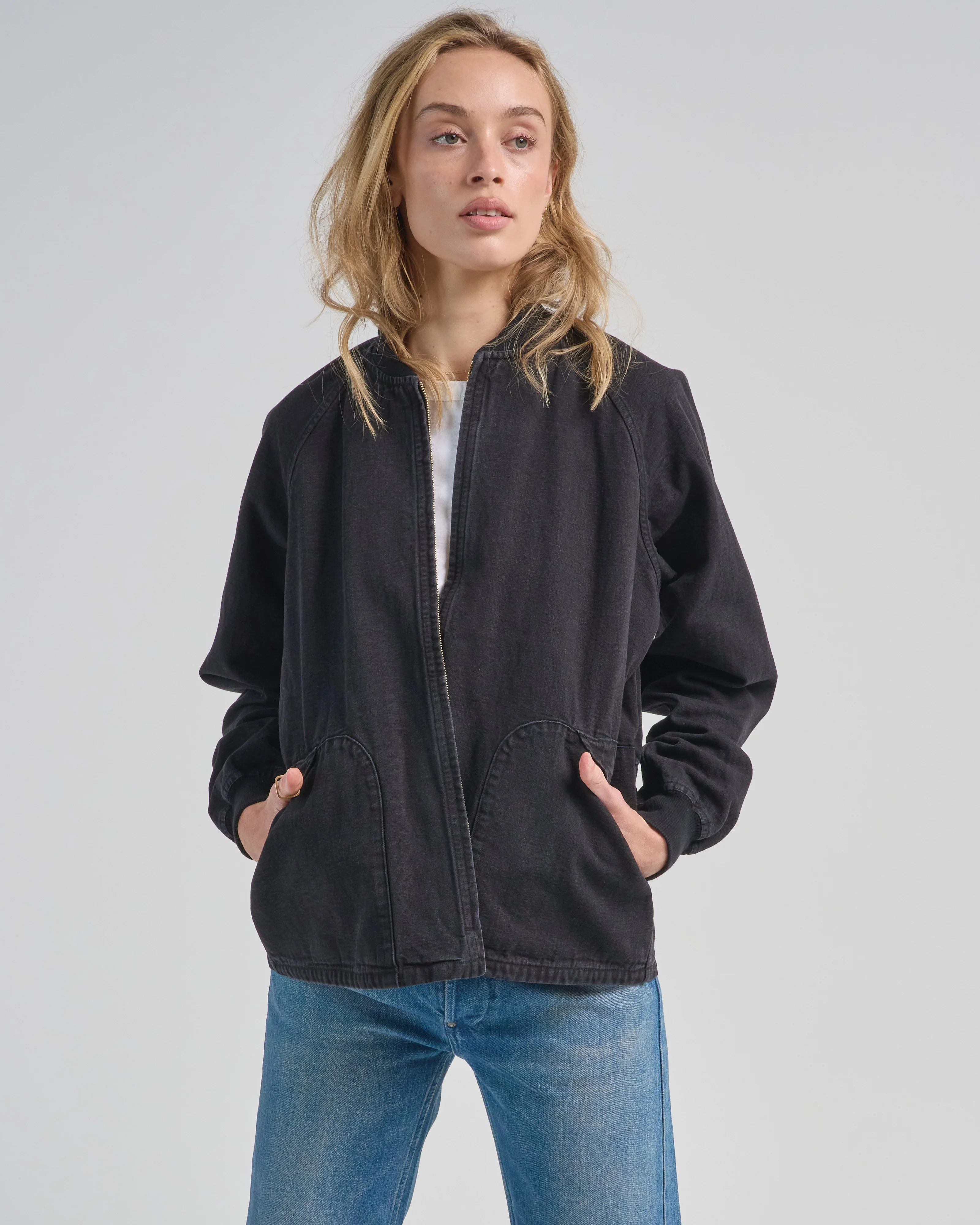 canvas zipup jacket - Image 2