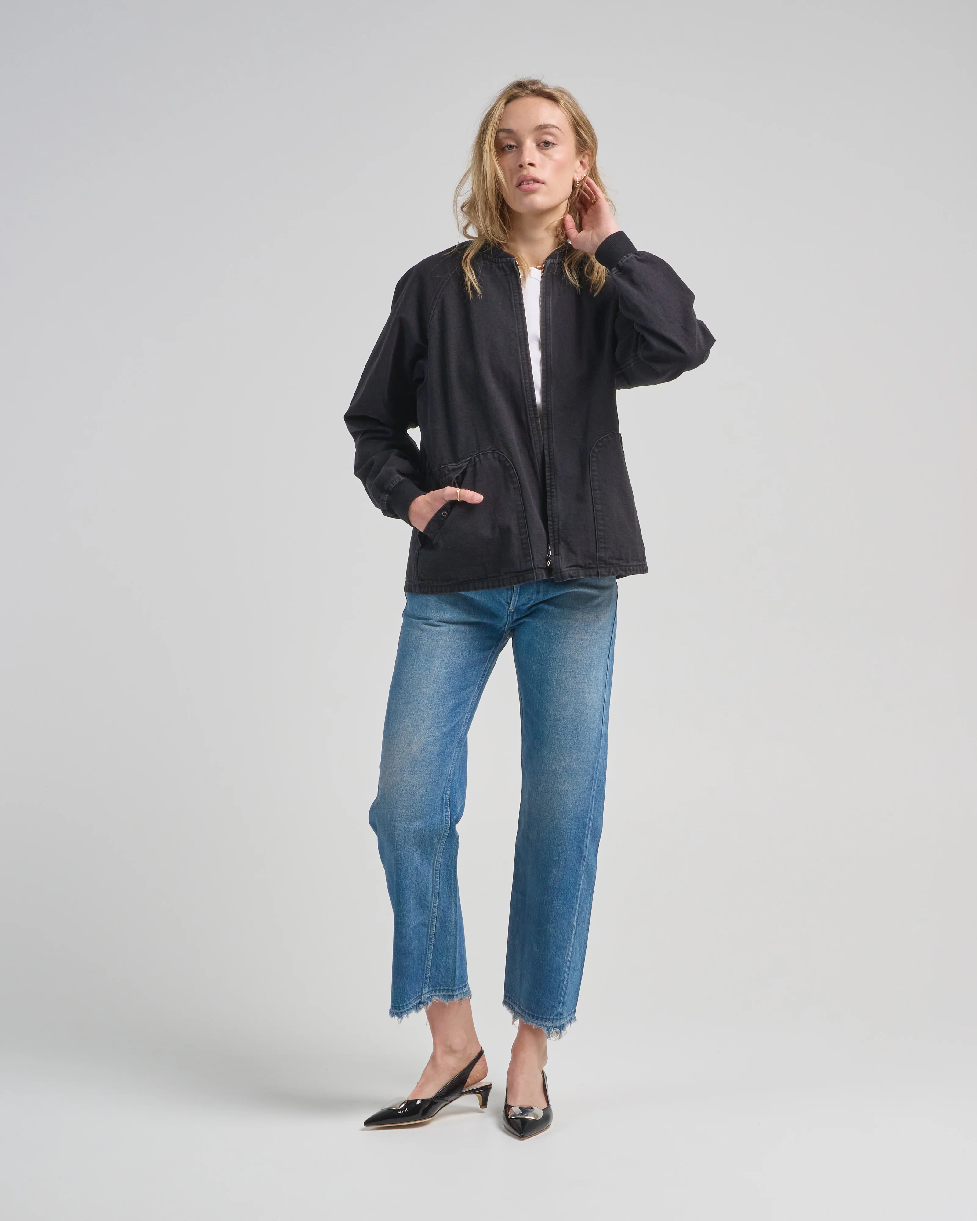 canvas zipup jacket - Image 5