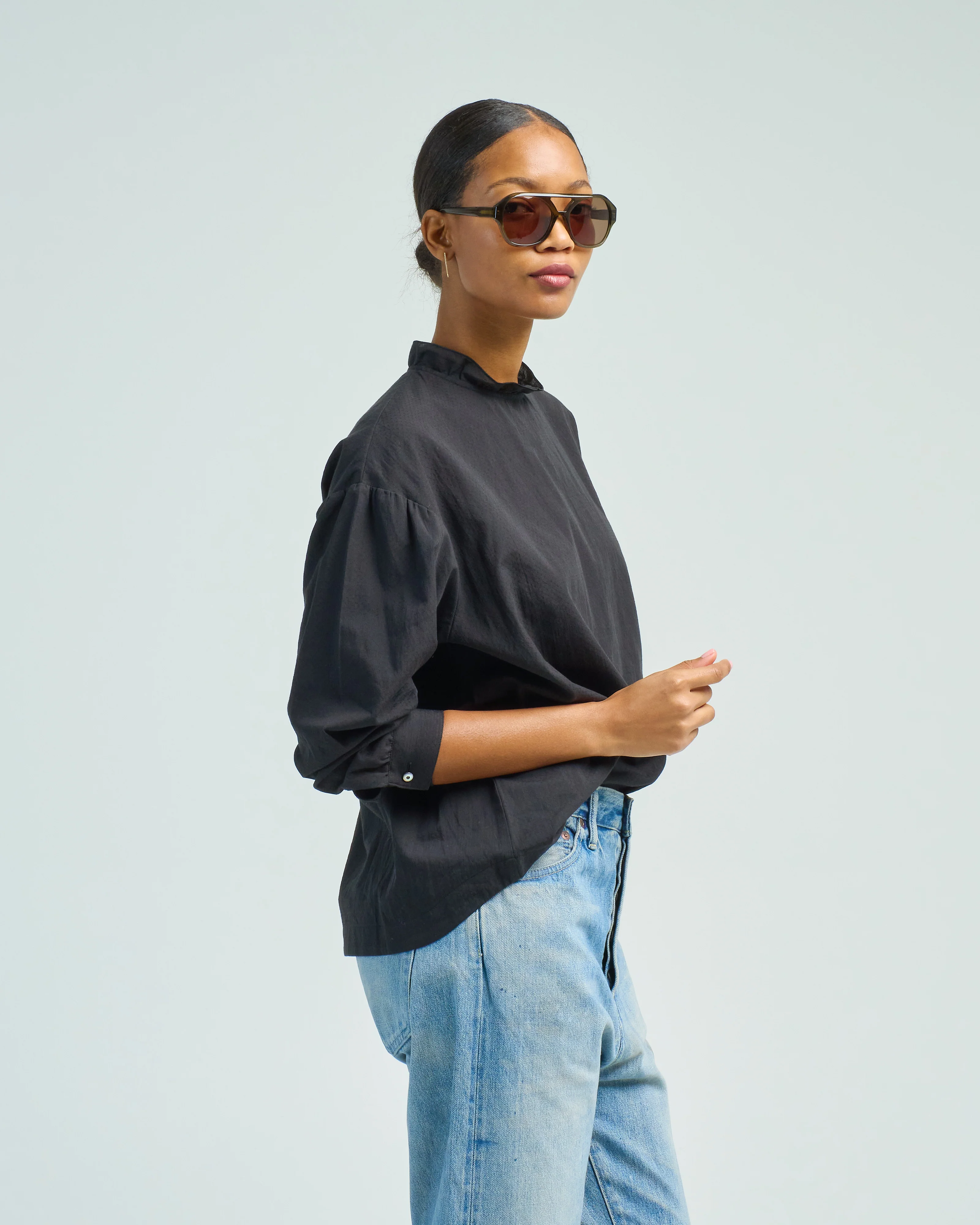 frill collar shirt - Image 3