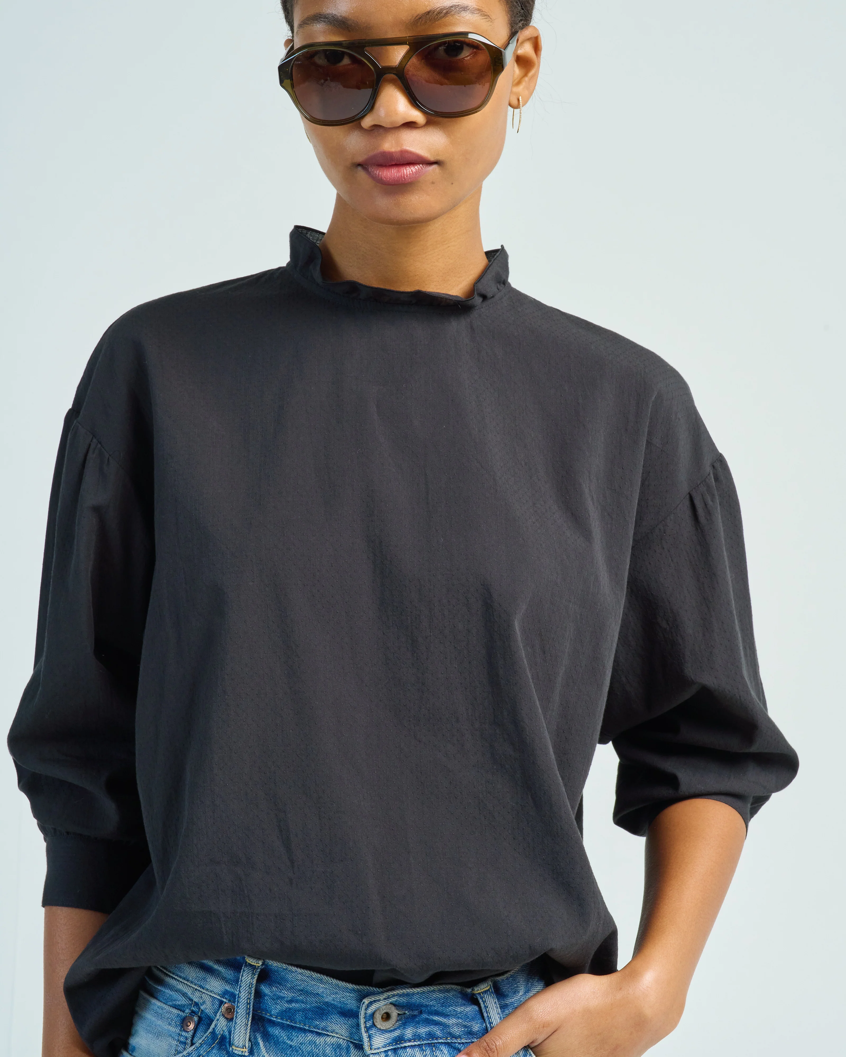 frill collar shirt - Image 4