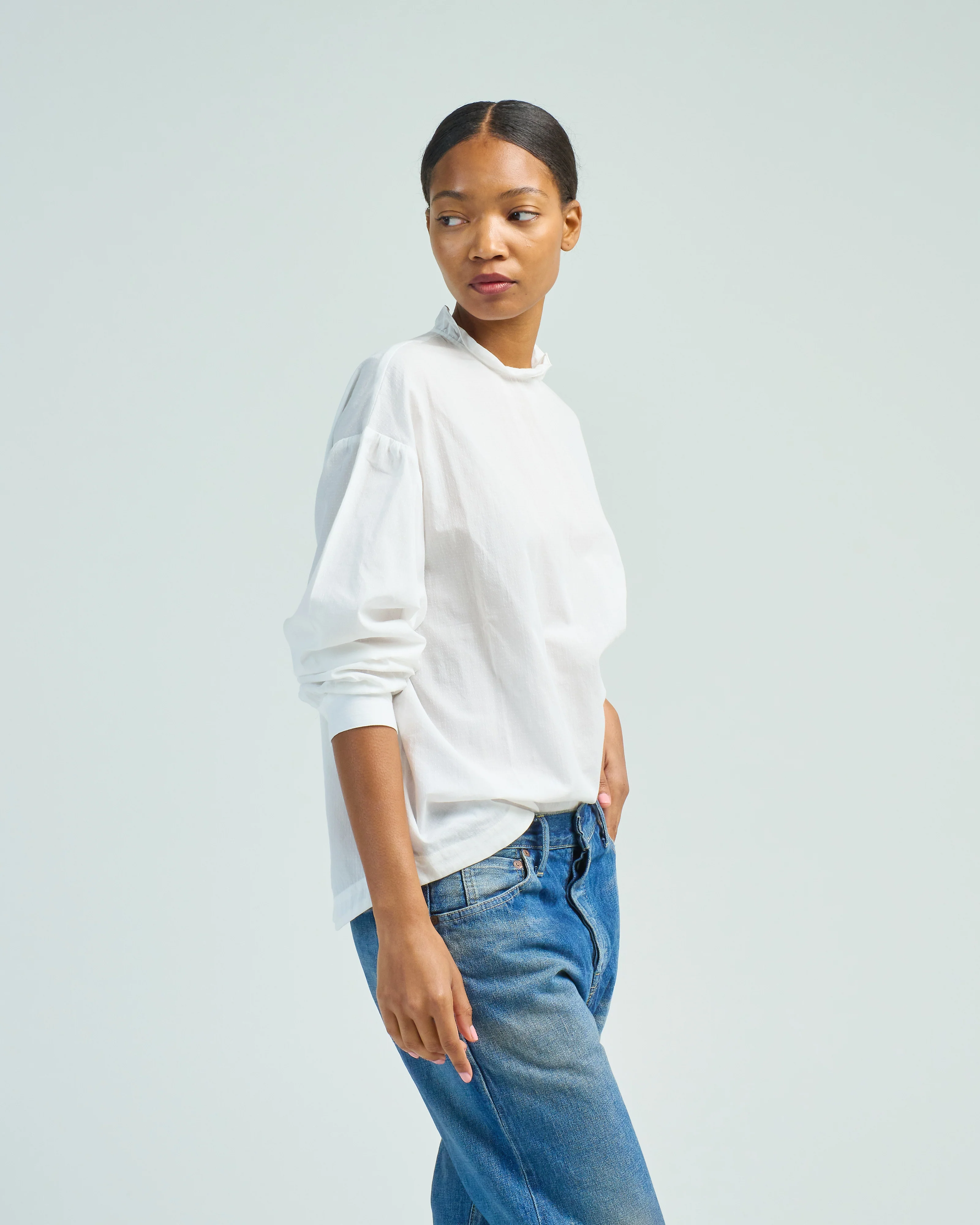frill collar shirt - Image 3