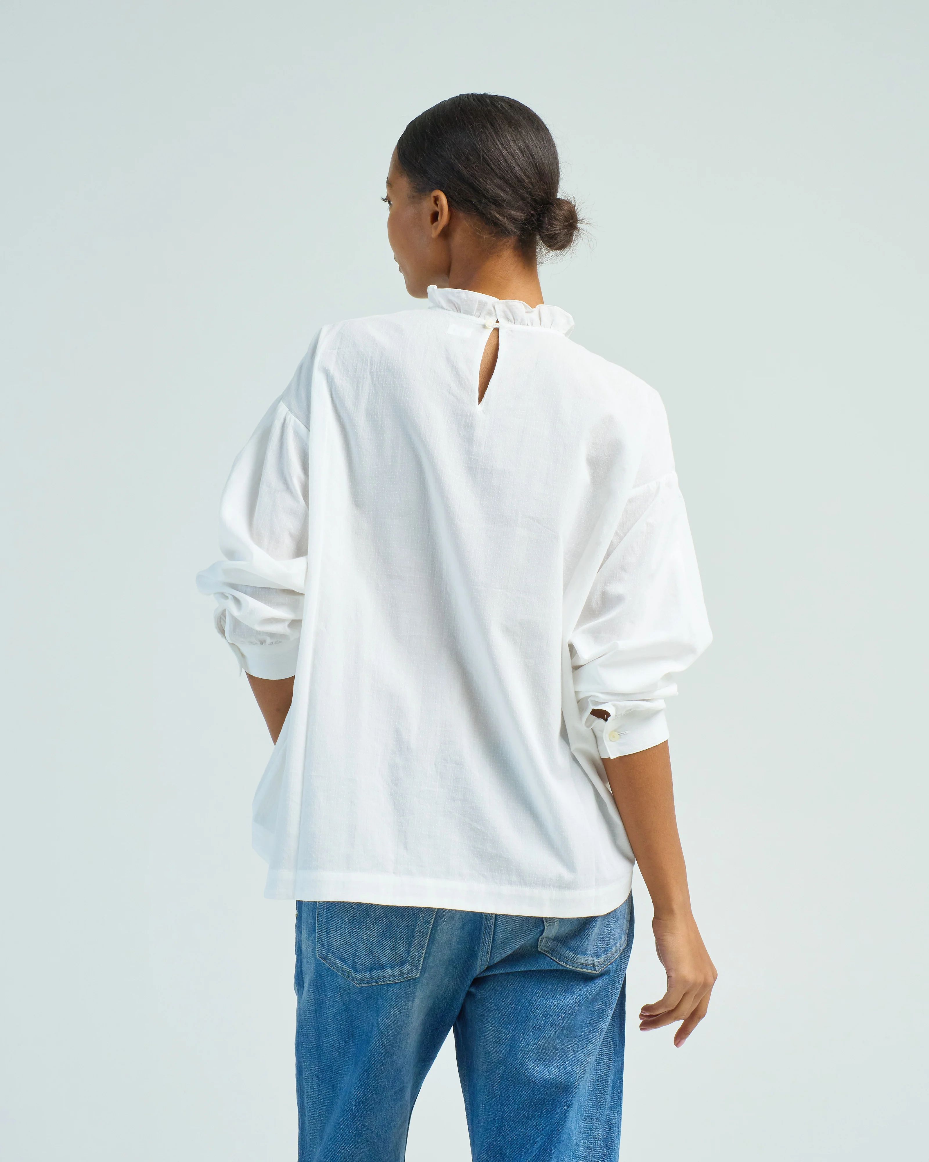 frill collar shirt - Image 4