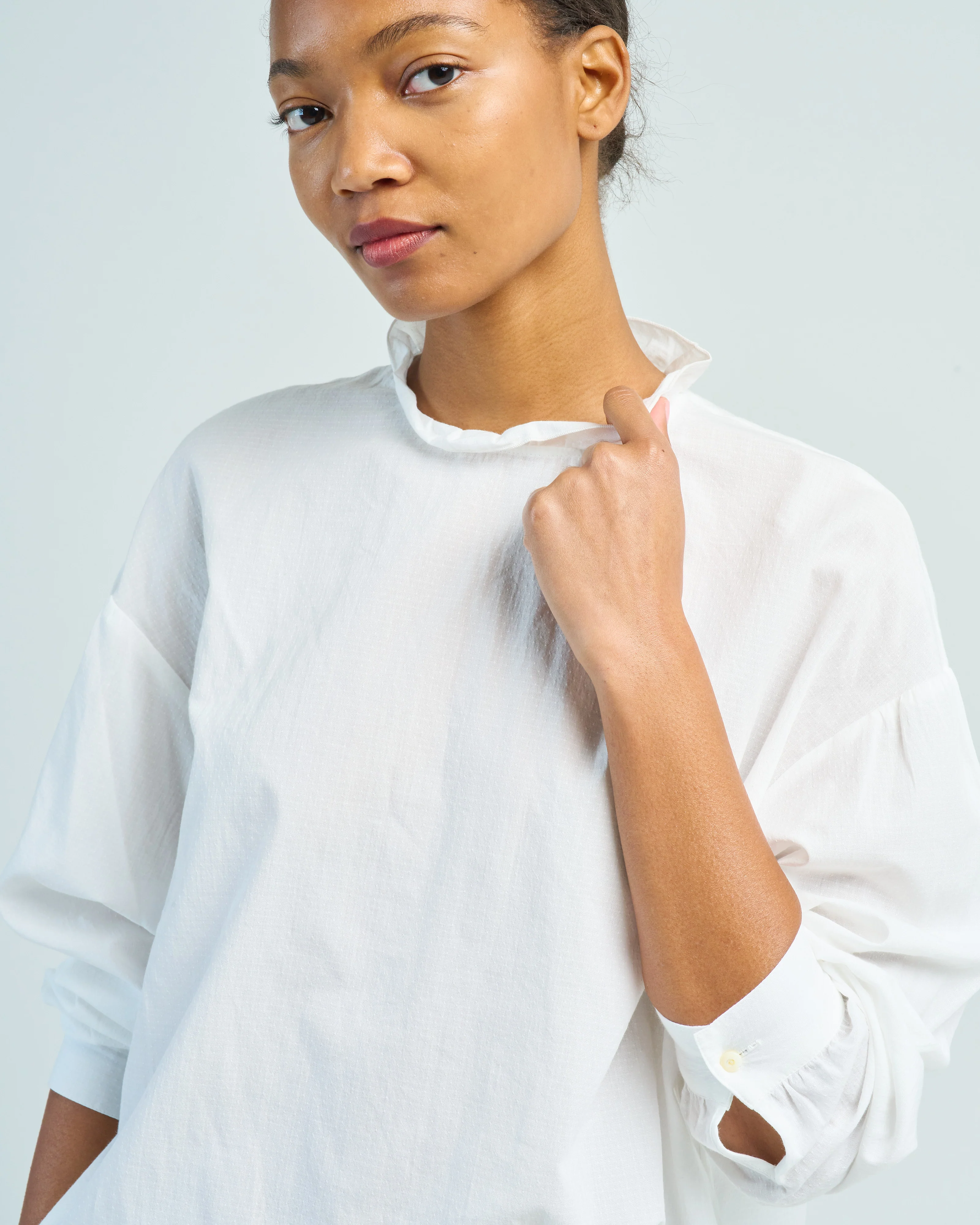 frill collar shirt - Image 5