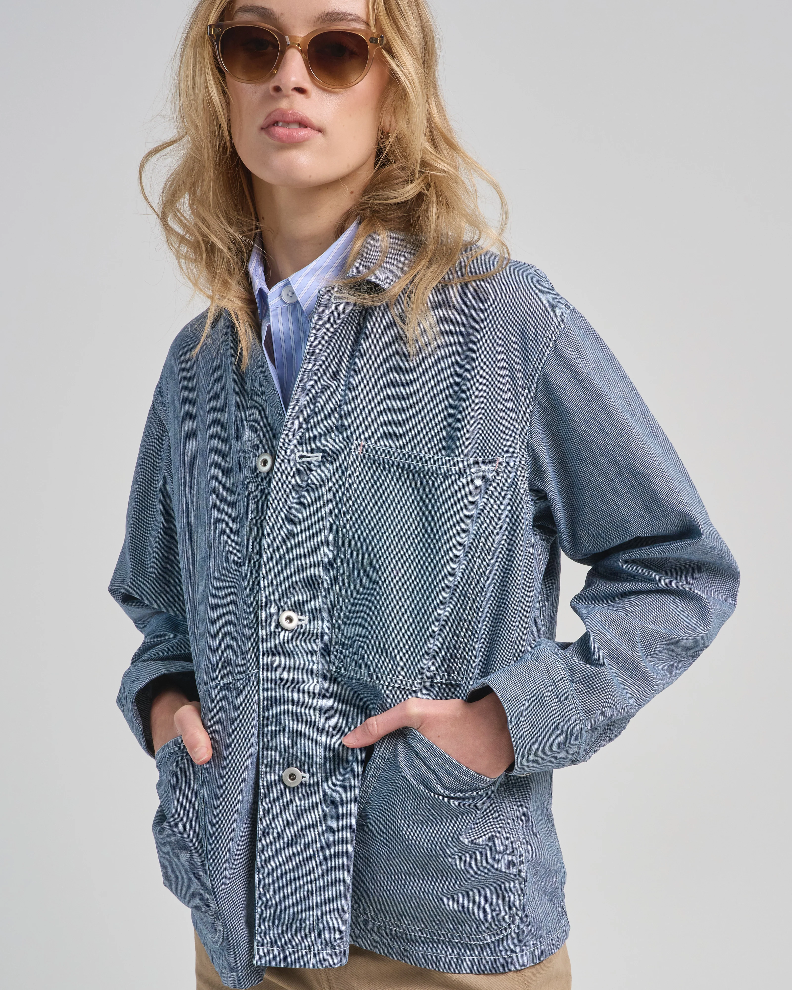 pin check work coverall - Image 2