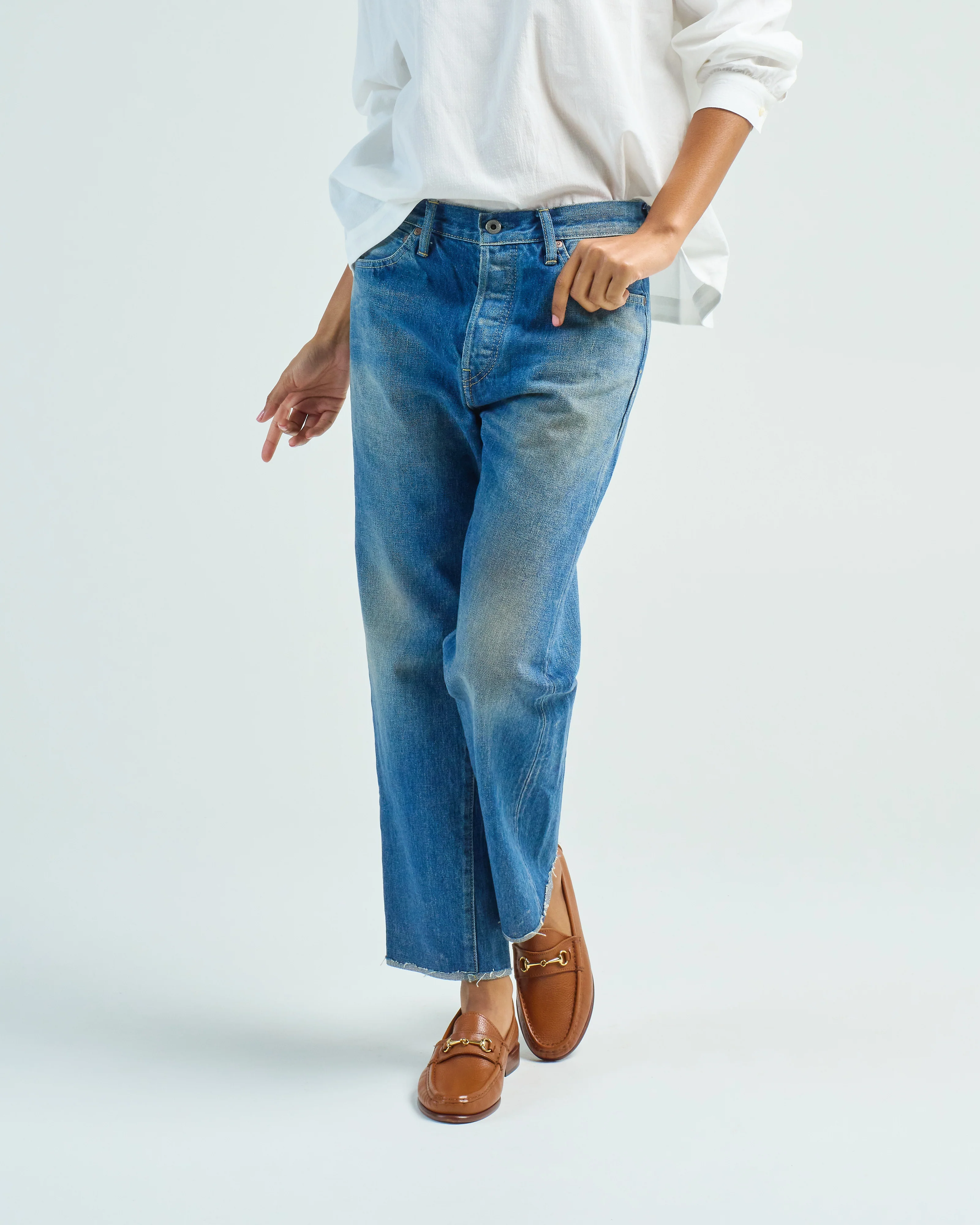selvedge denim used ankle cut - Image 2