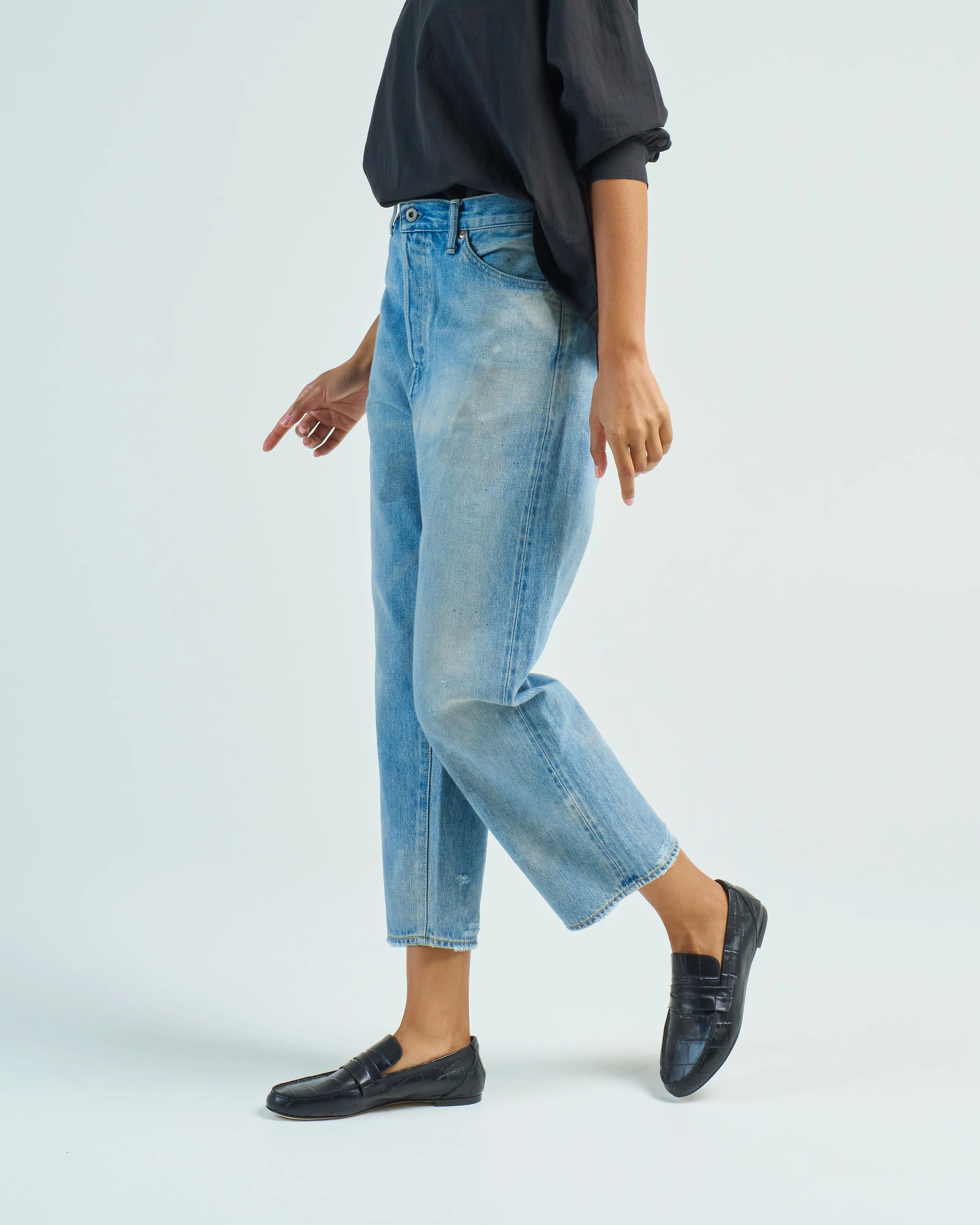 selvedge denim wide tapered cut - Image 4