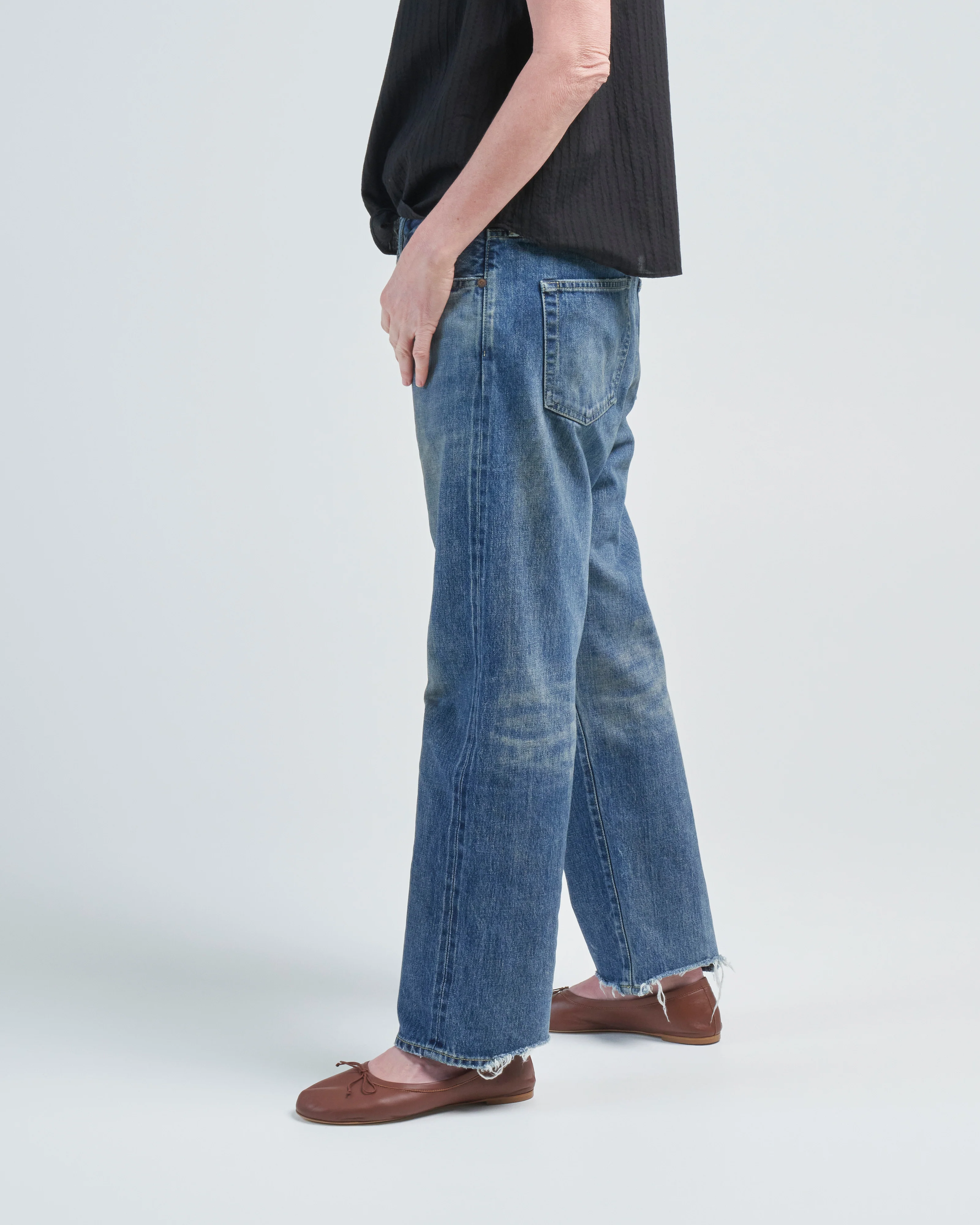 selvedge denim wide tapered cut - Image 3