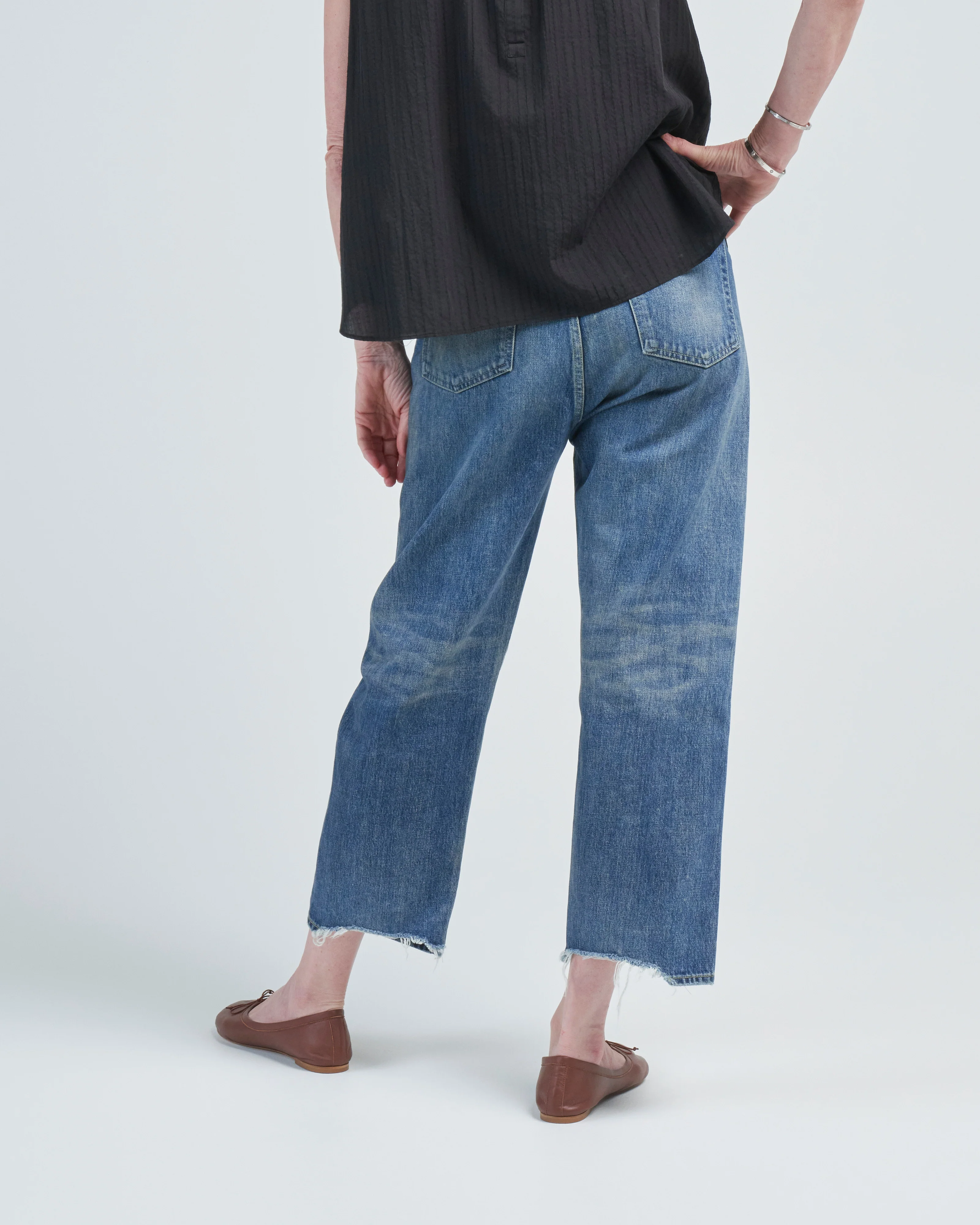 selvedge denim wide tapered cut - Image 4
