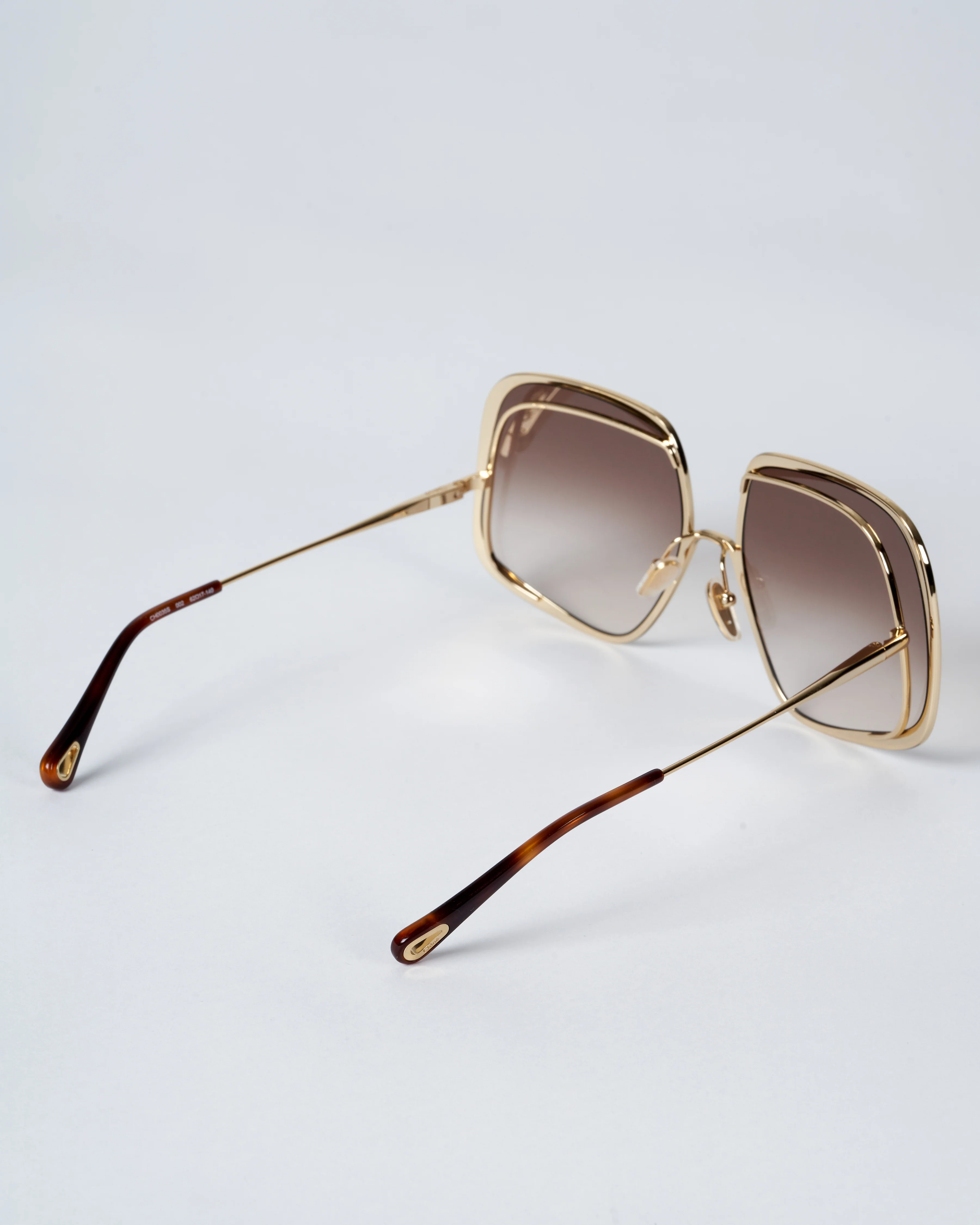 chloe ch0035s-002 62 - gold brown - Image 4