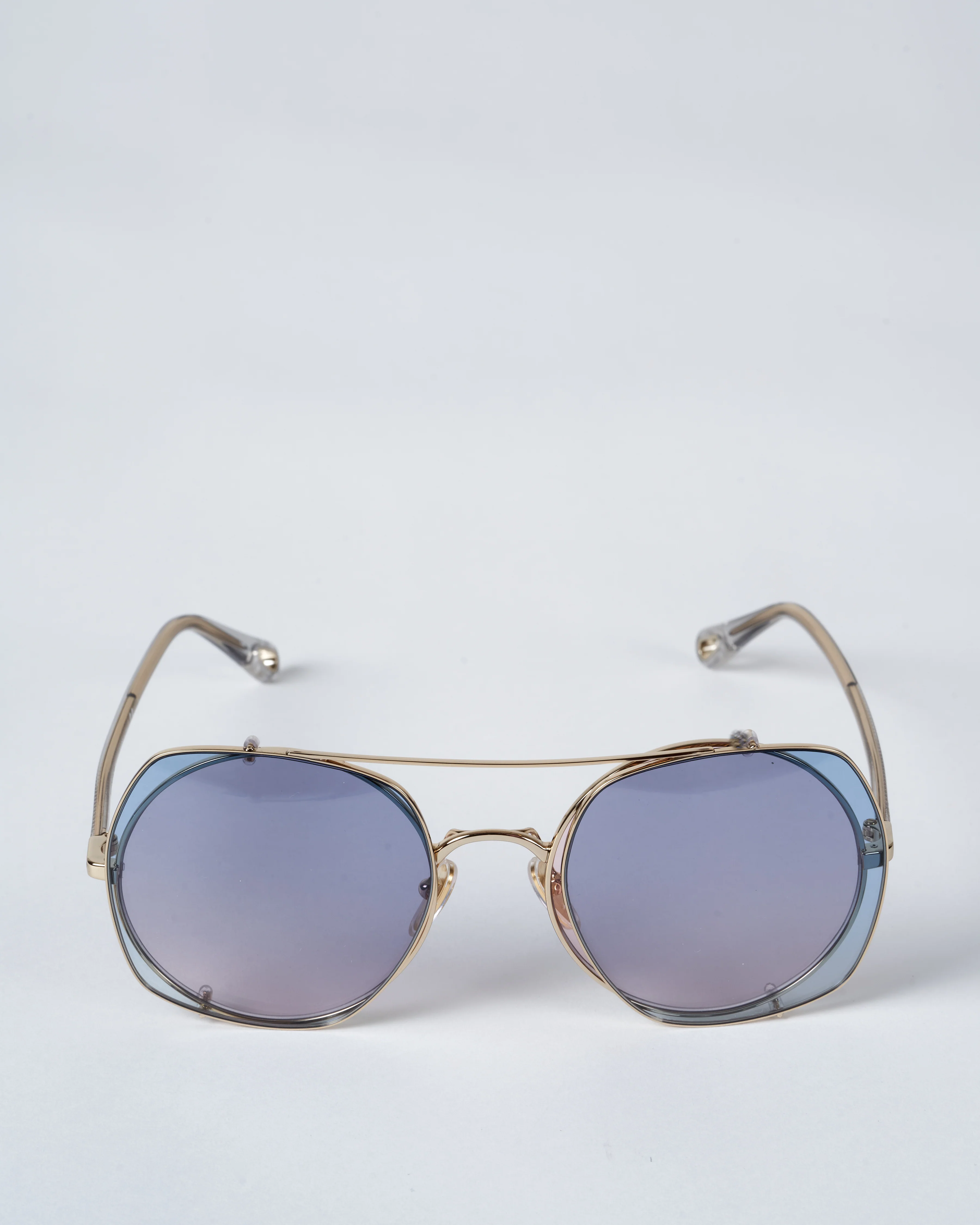 chloe ch0042s-002 56 - gold blue