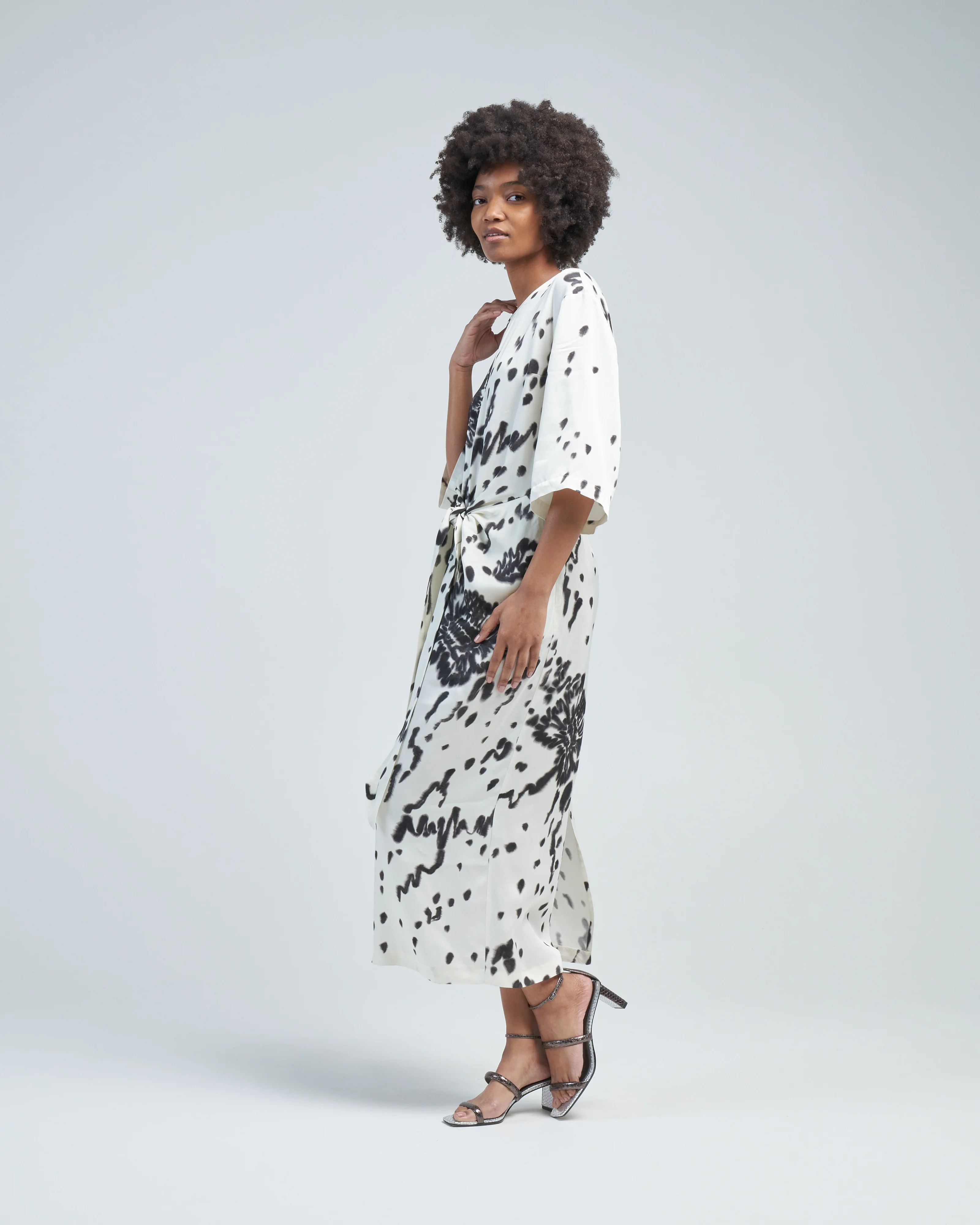 cinched waist dress - Image 4