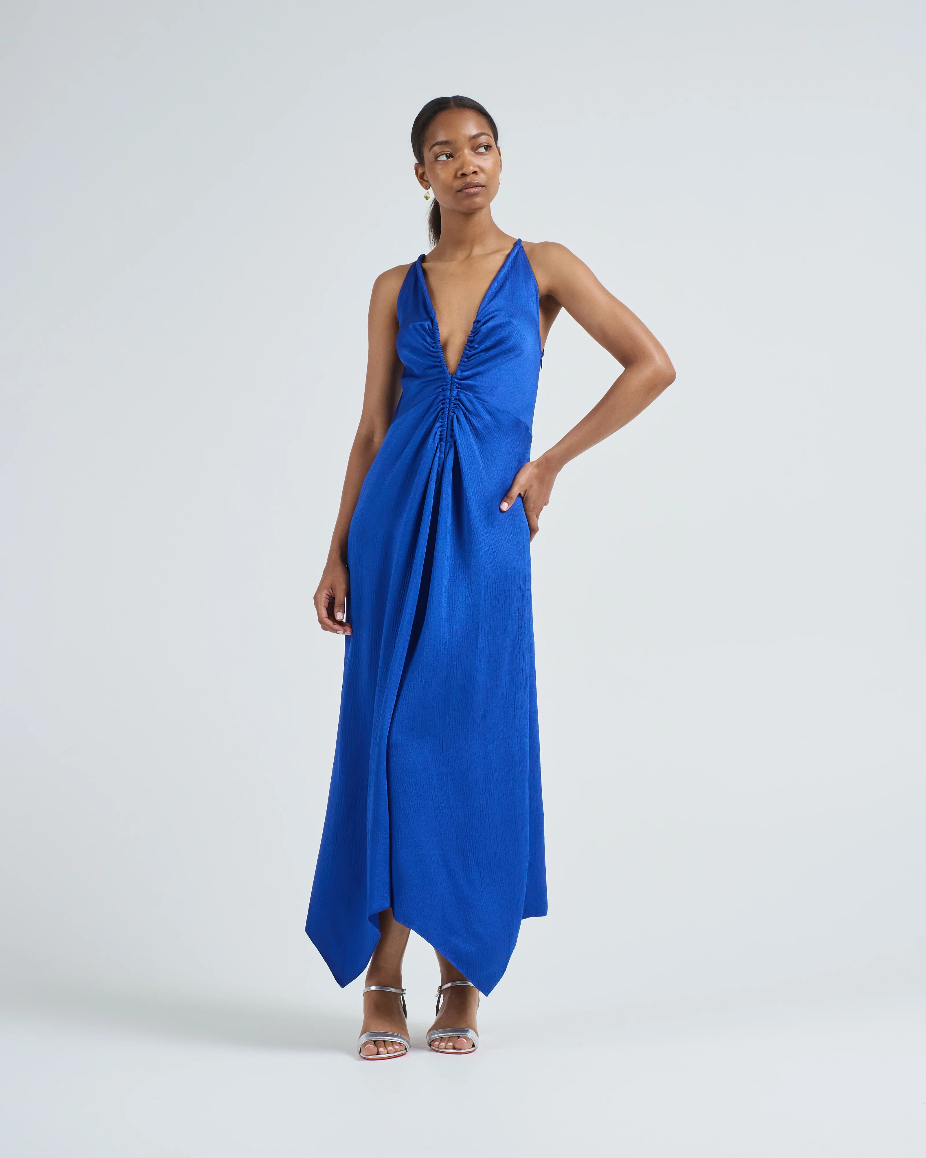 dafina v-neck dress