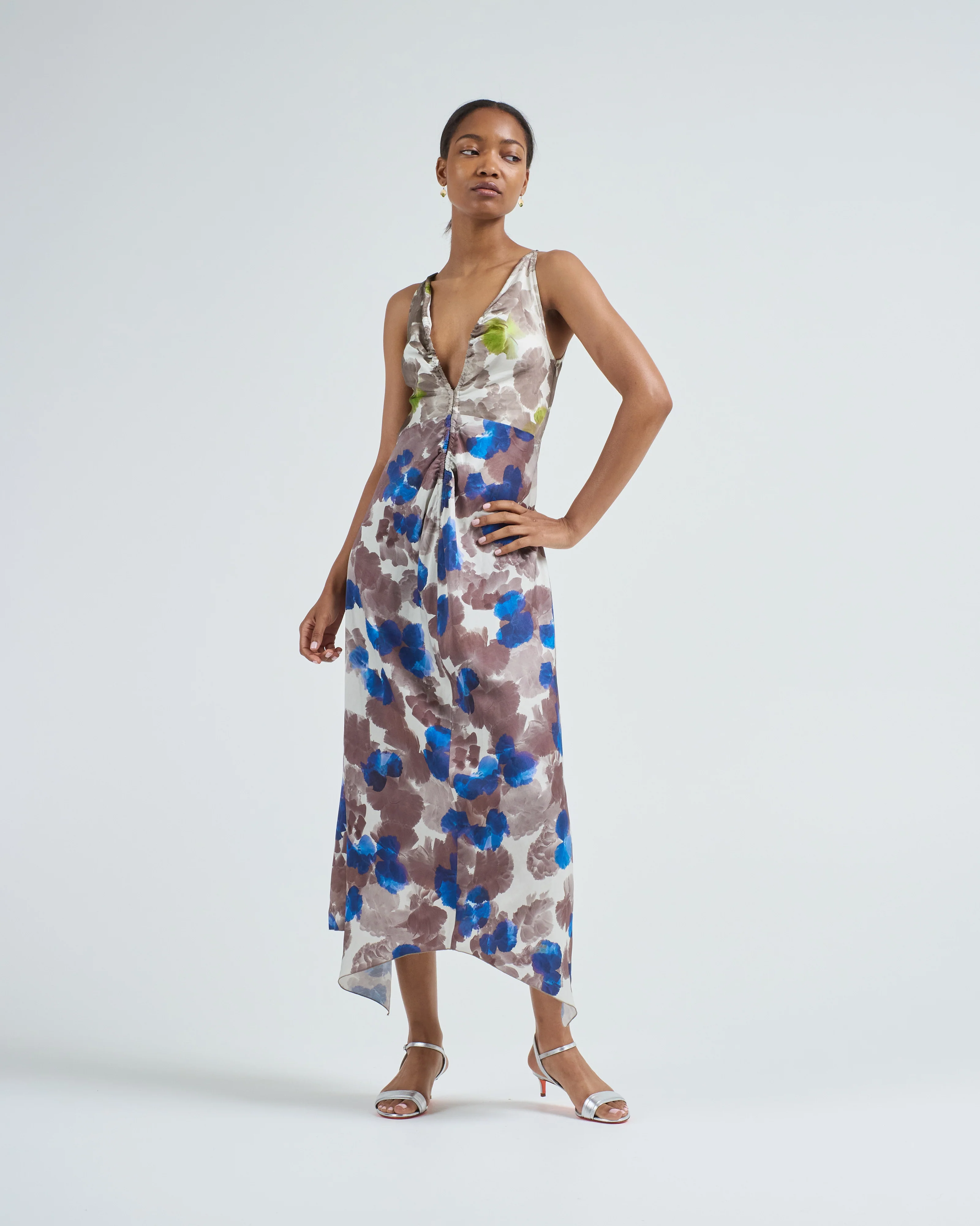dafina v-neck dress - Image 5