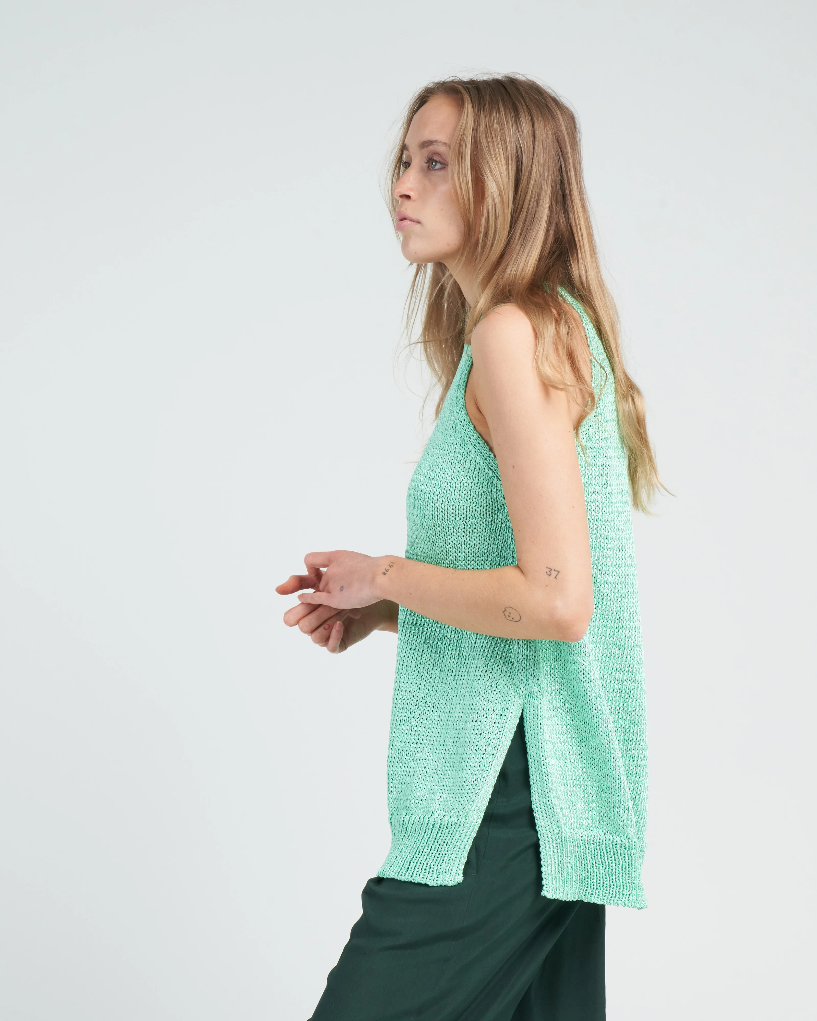 kuhra knit tank - mint - Image 3