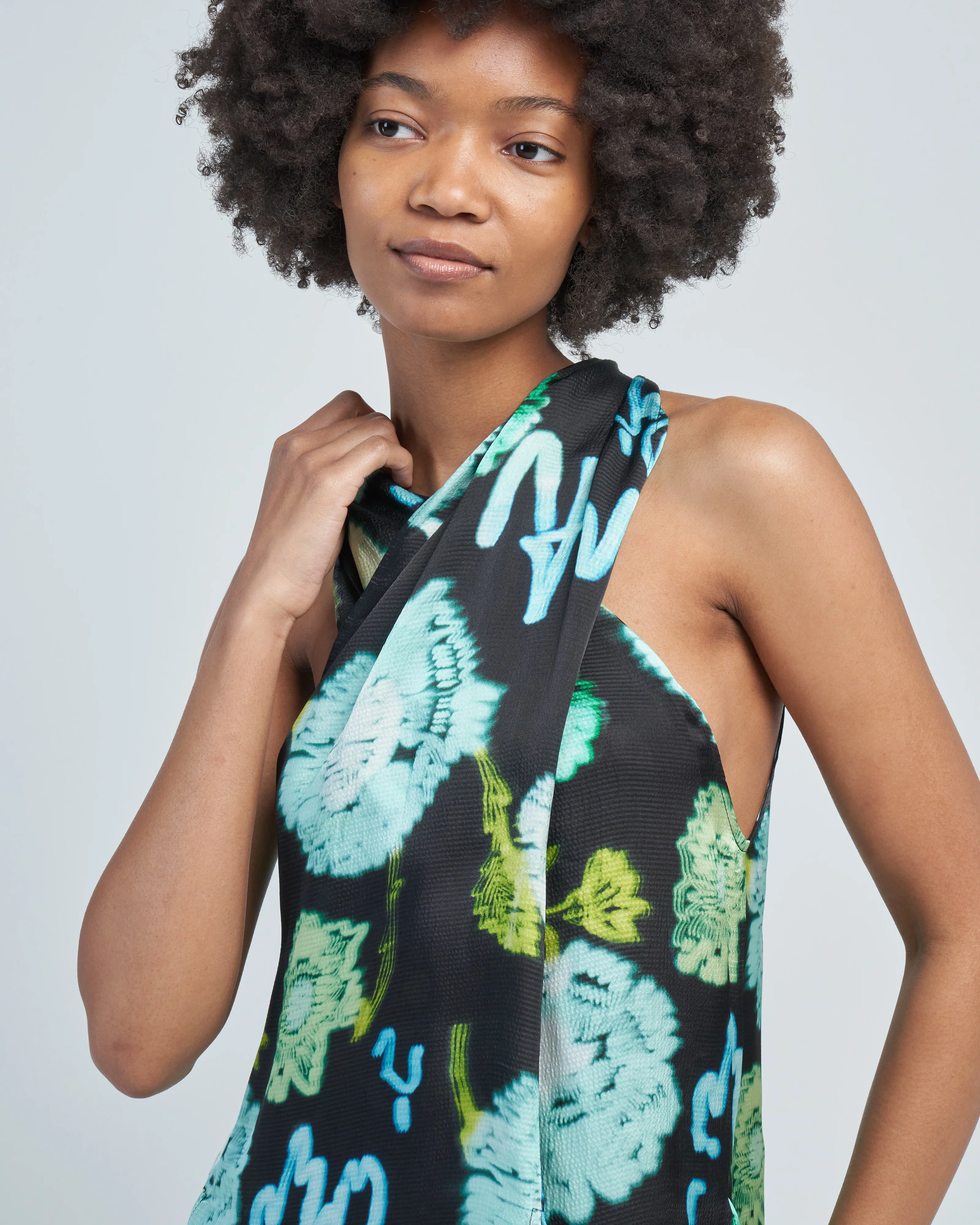 printed sleeveless top - Image 6