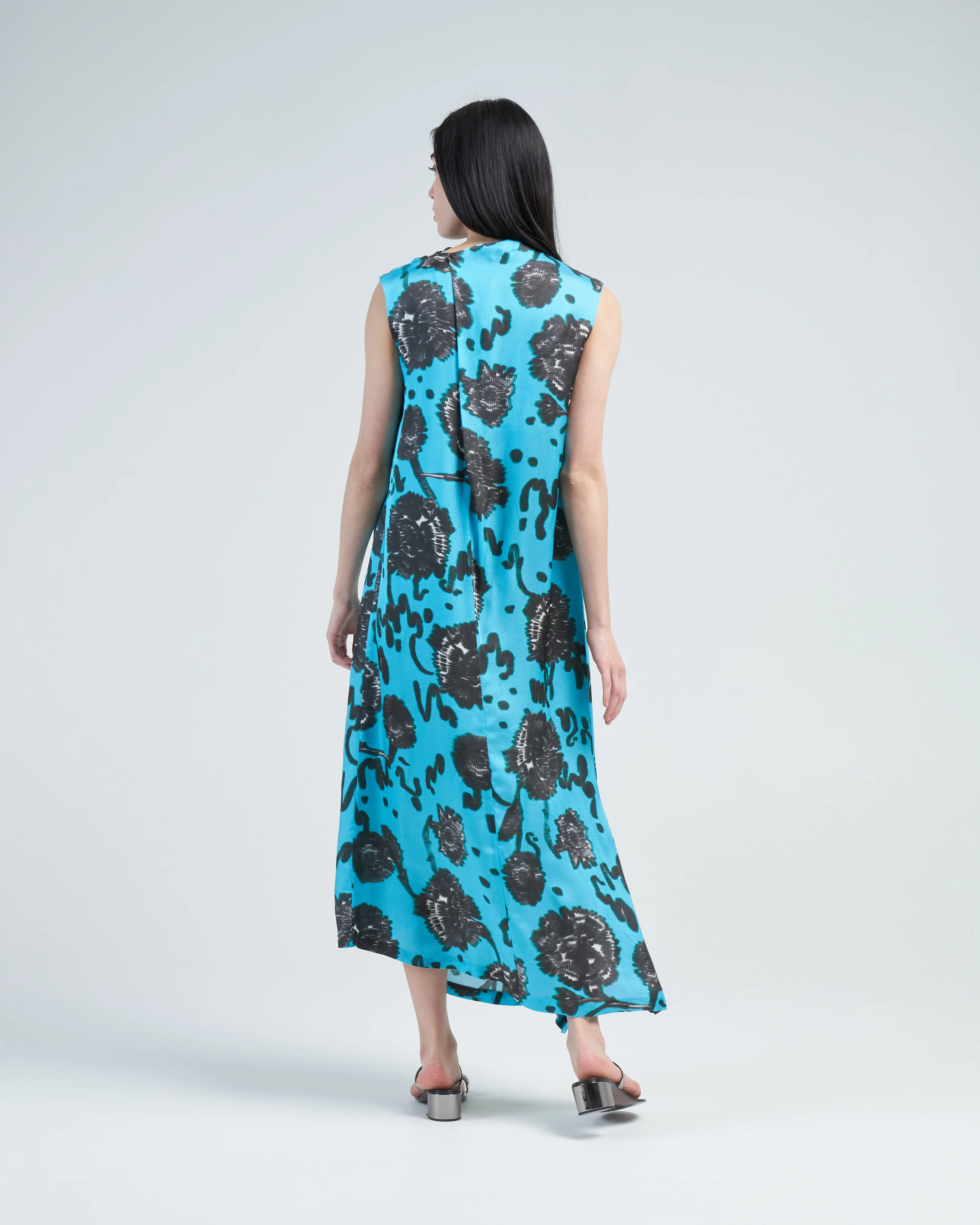 sleeveless printed dress - Image 4