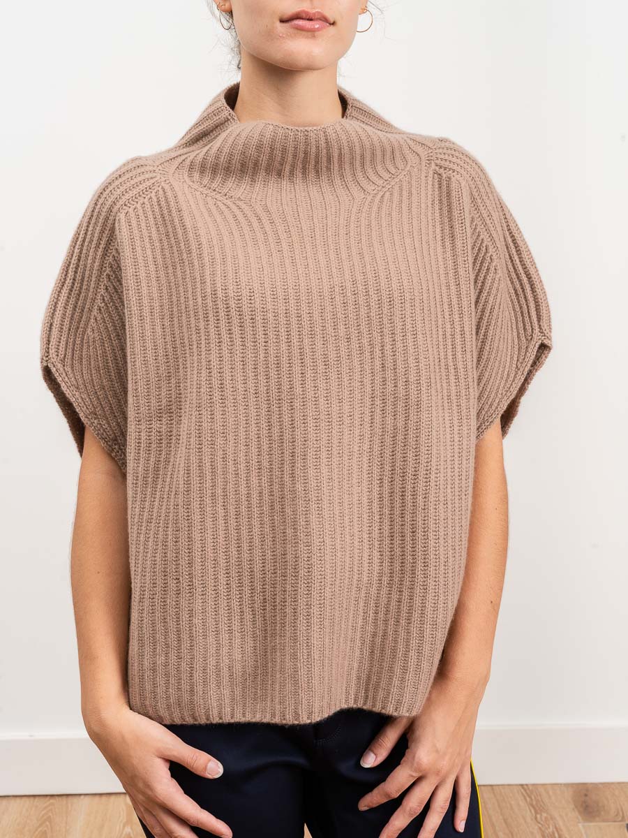 funnel rib sweater - carmello - Image 4