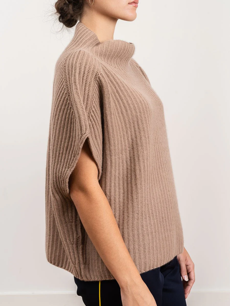 funnel rib sweater - carmello - Image 5
