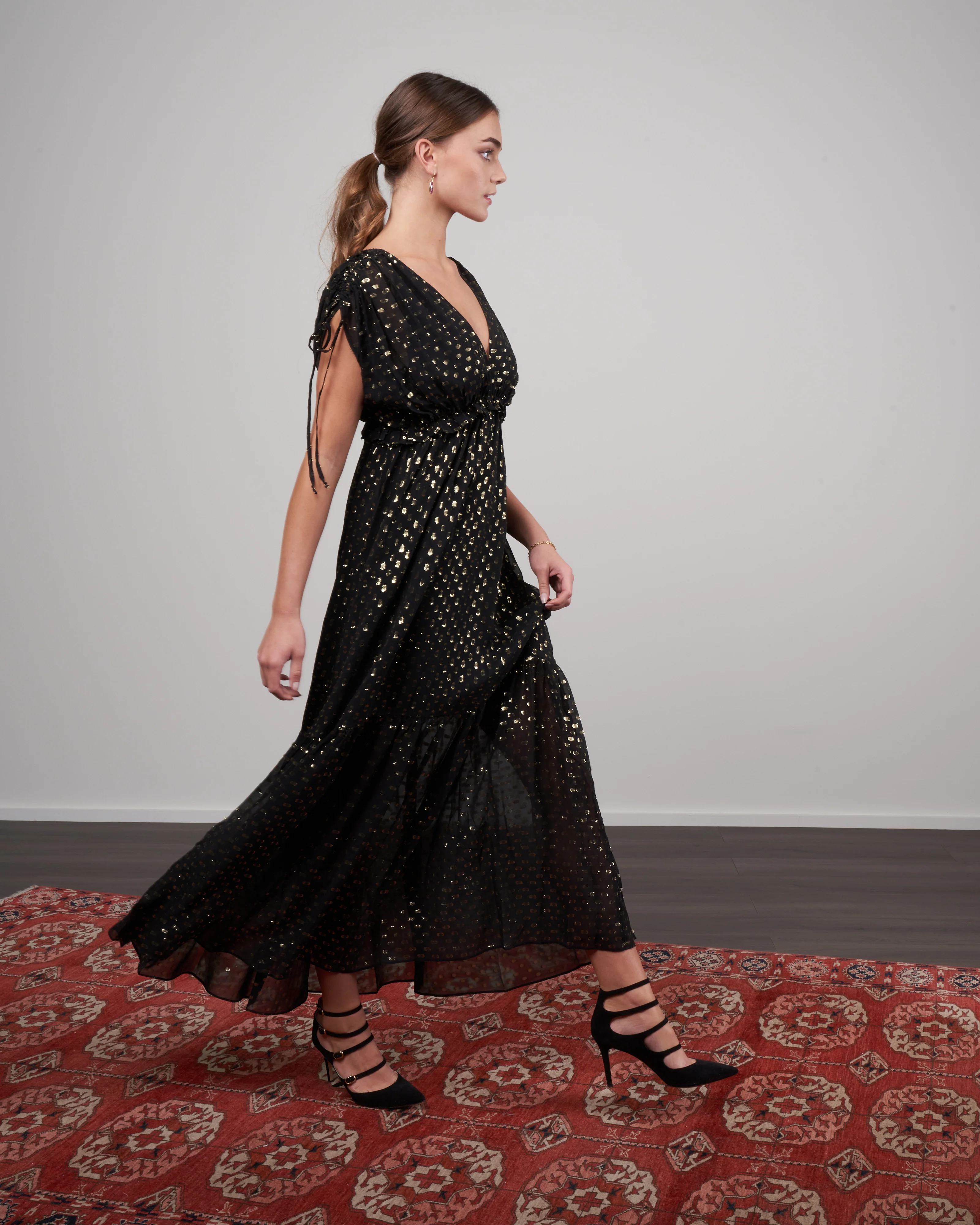 allegra dress - golden - Image 2