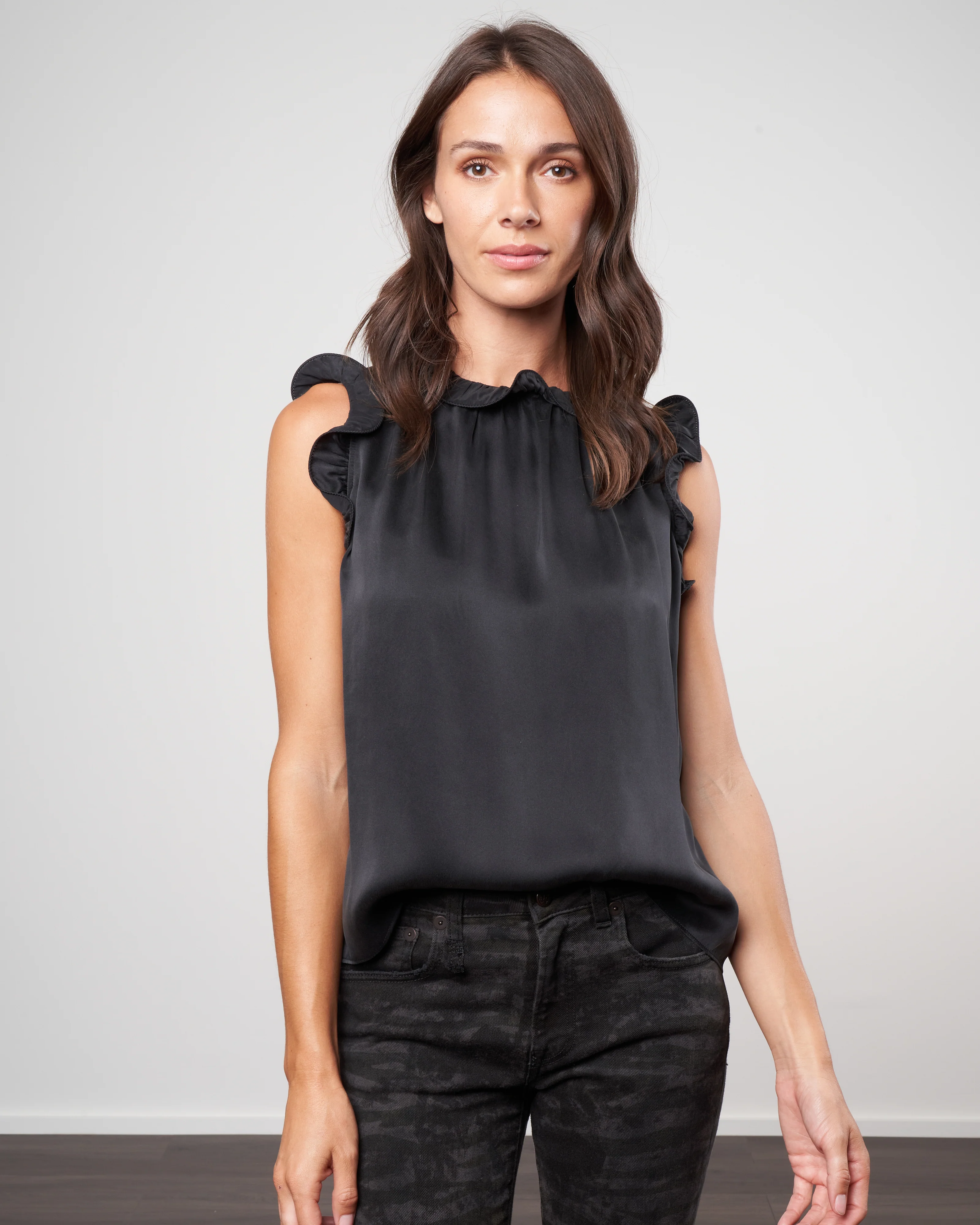 renee blouse - black