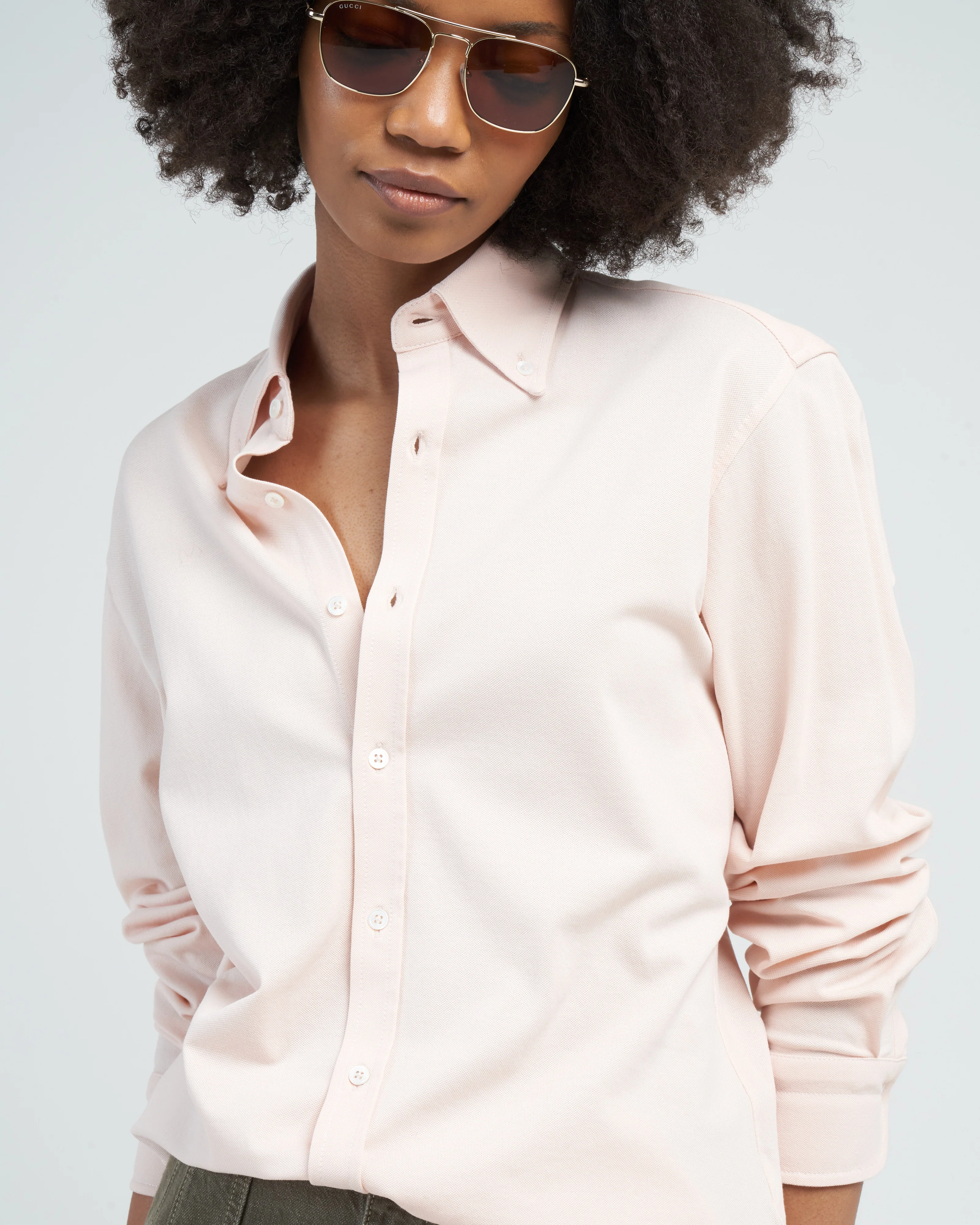 camicia piquet blouse - pesca - Image 5