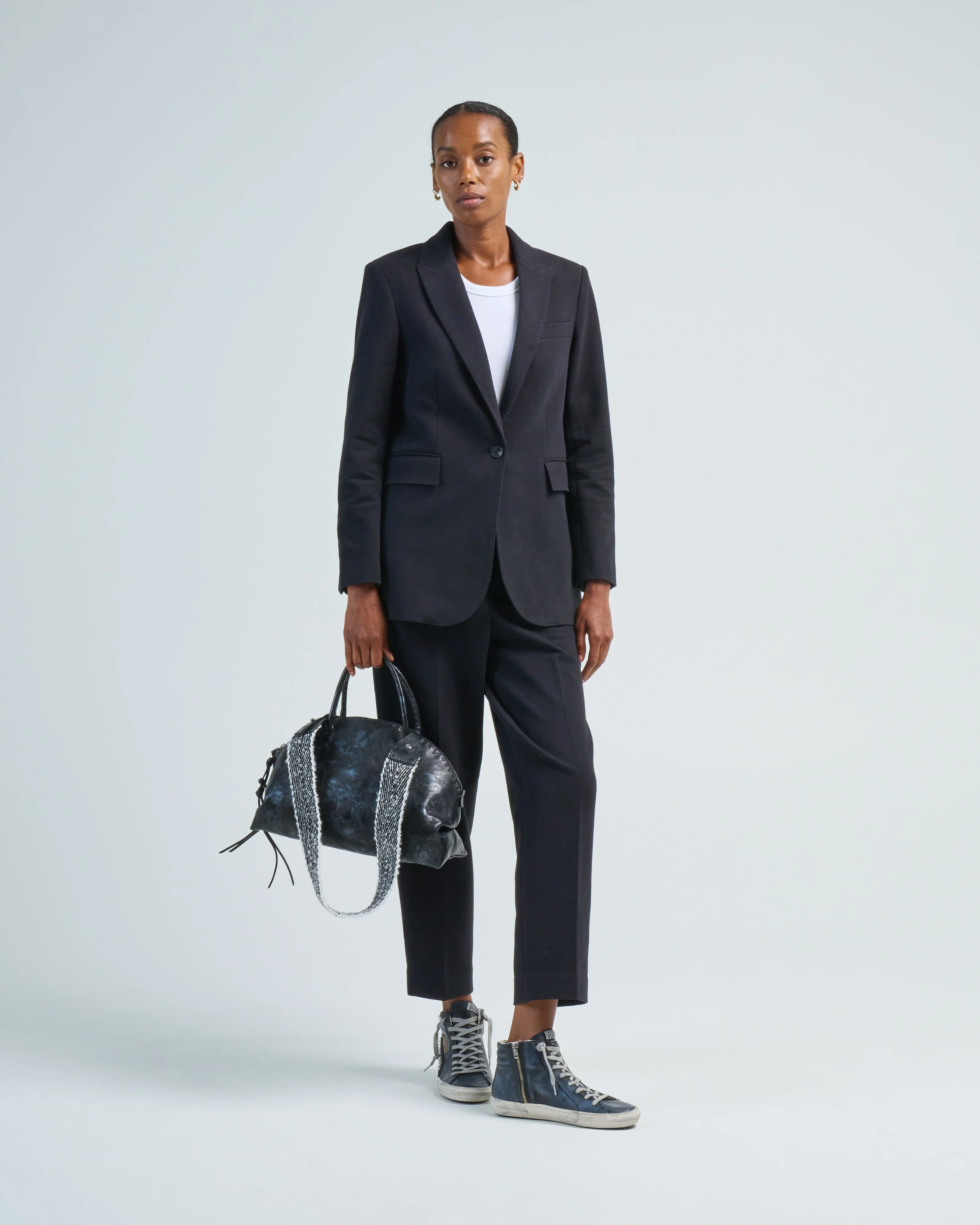 cotton fleece blazer - Image 2