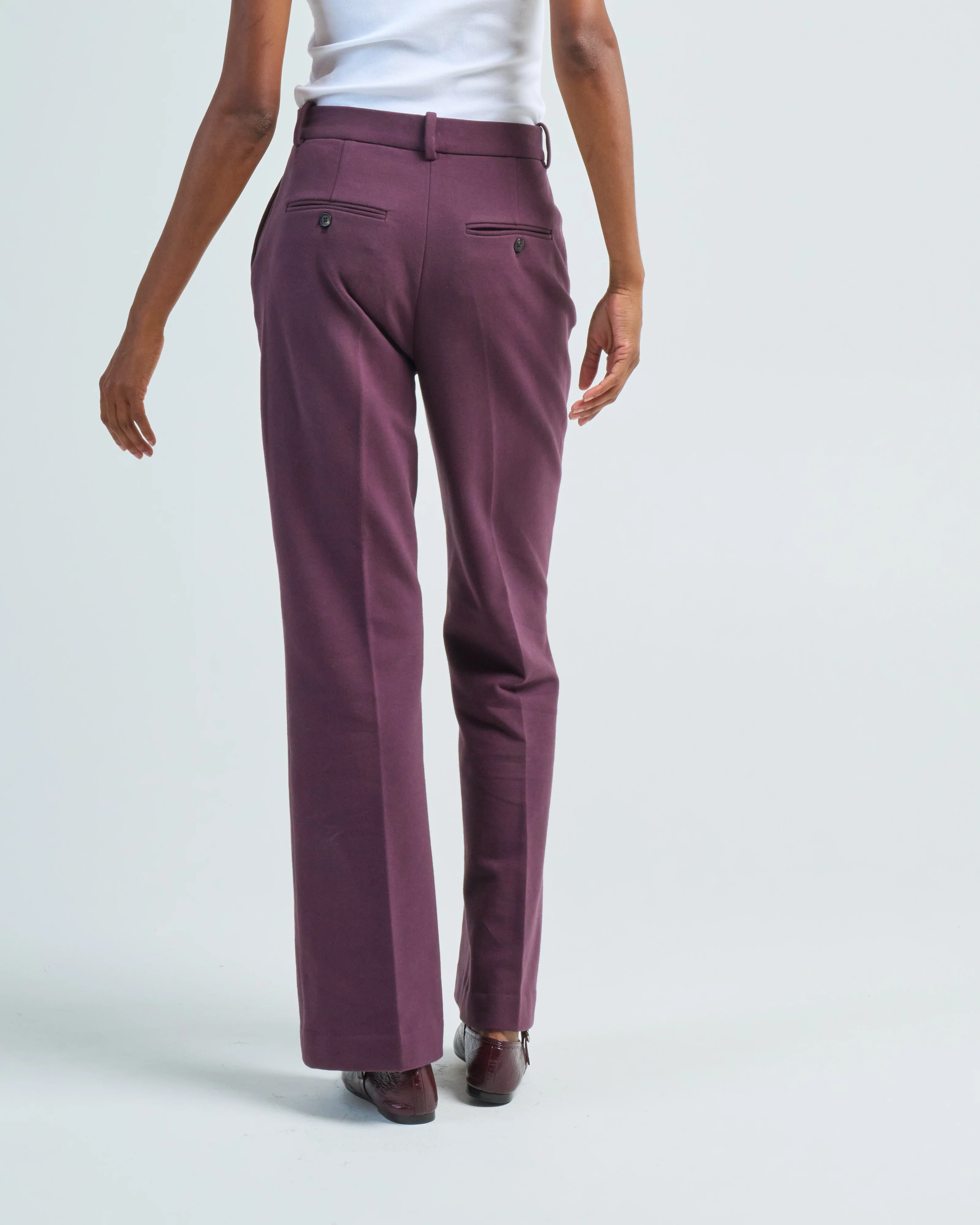 cotton fleece flare pant - Image 3