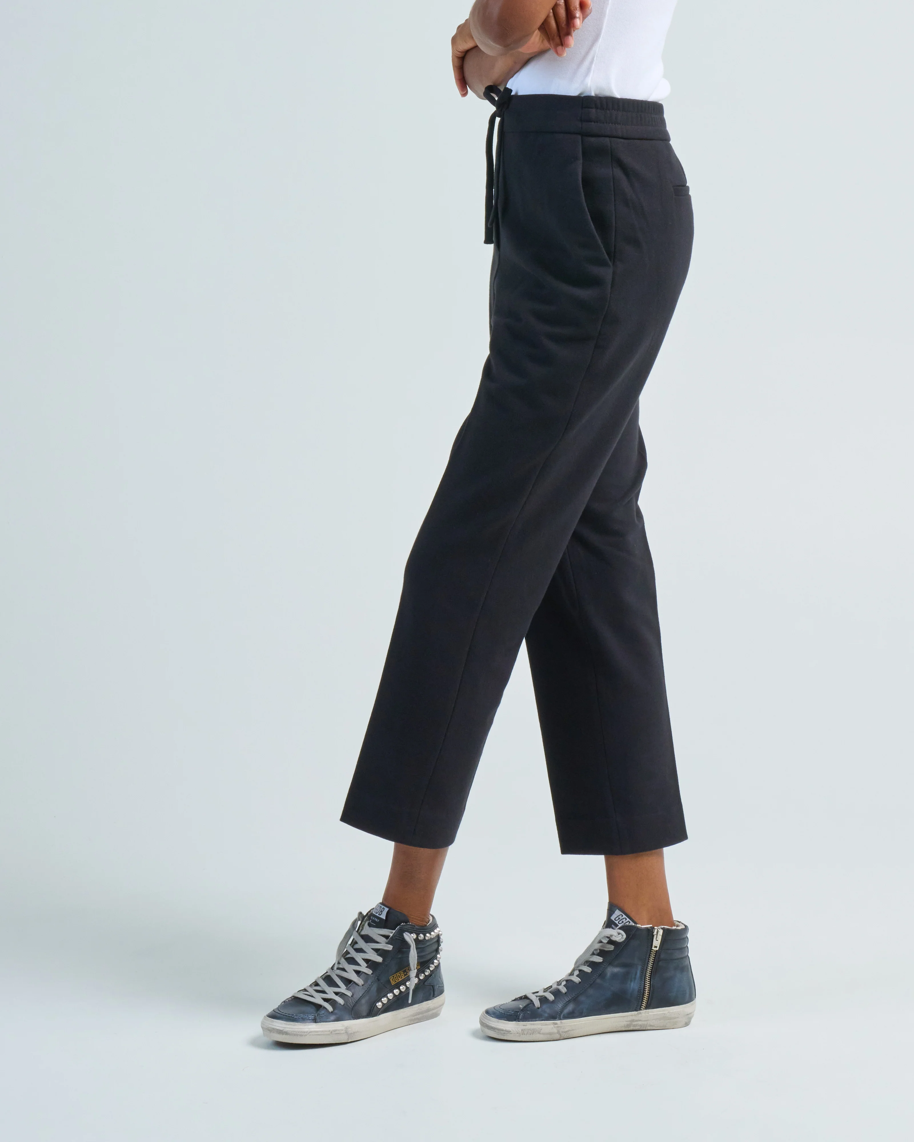 coulisse cotton fleece pant - Image 2