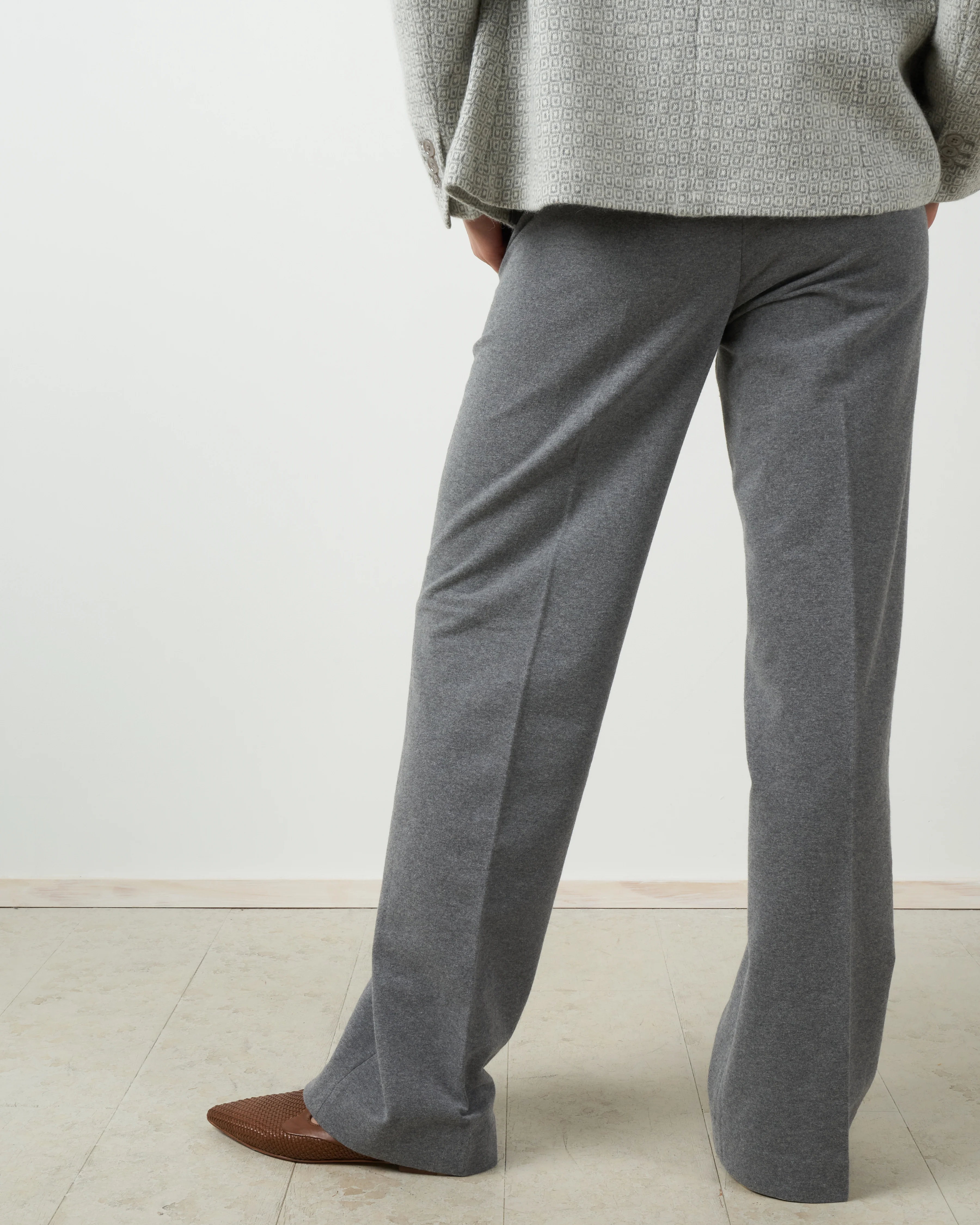 trouser pant - grey melange - Image 3