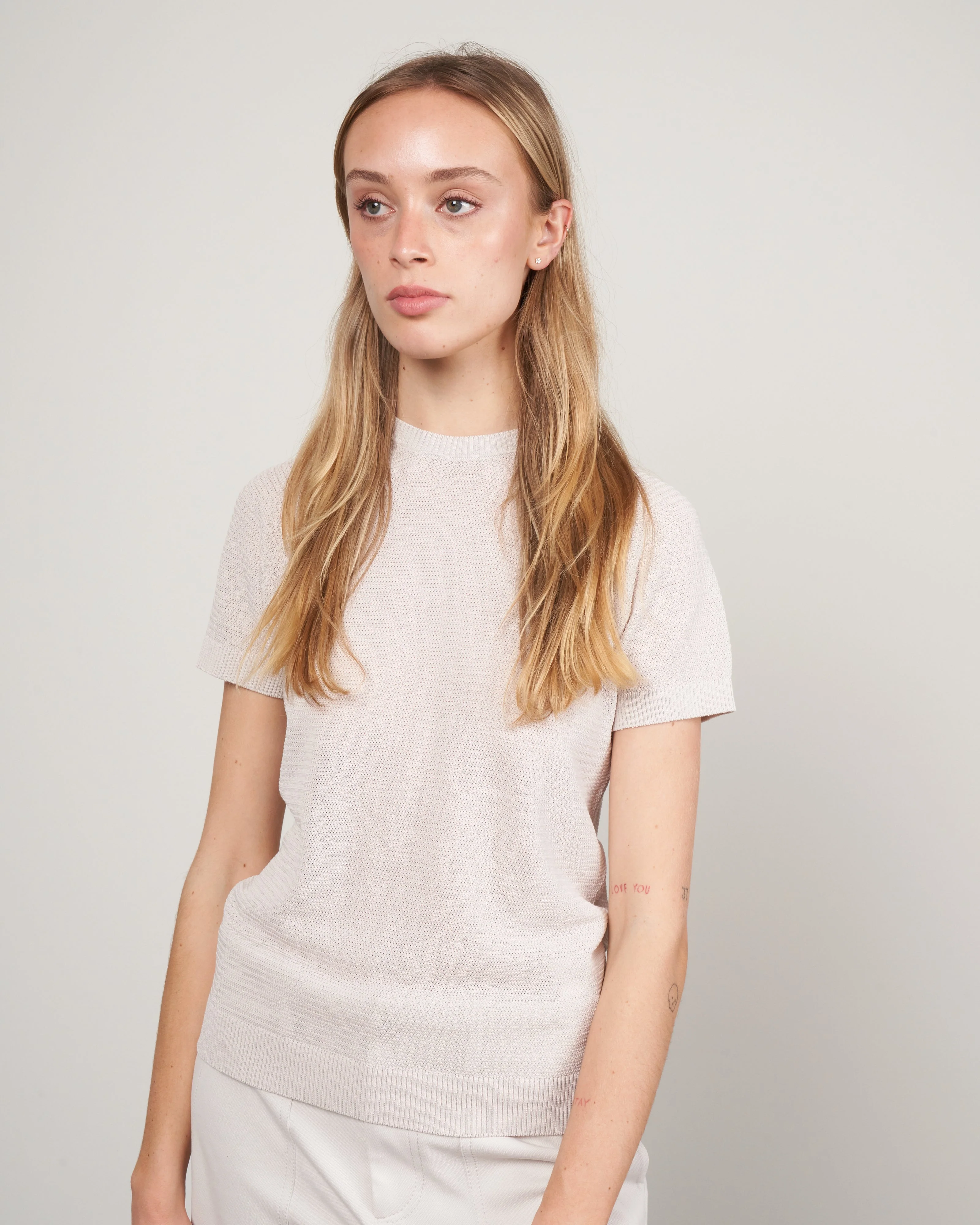 fancy crewknit - light gray - Image 2