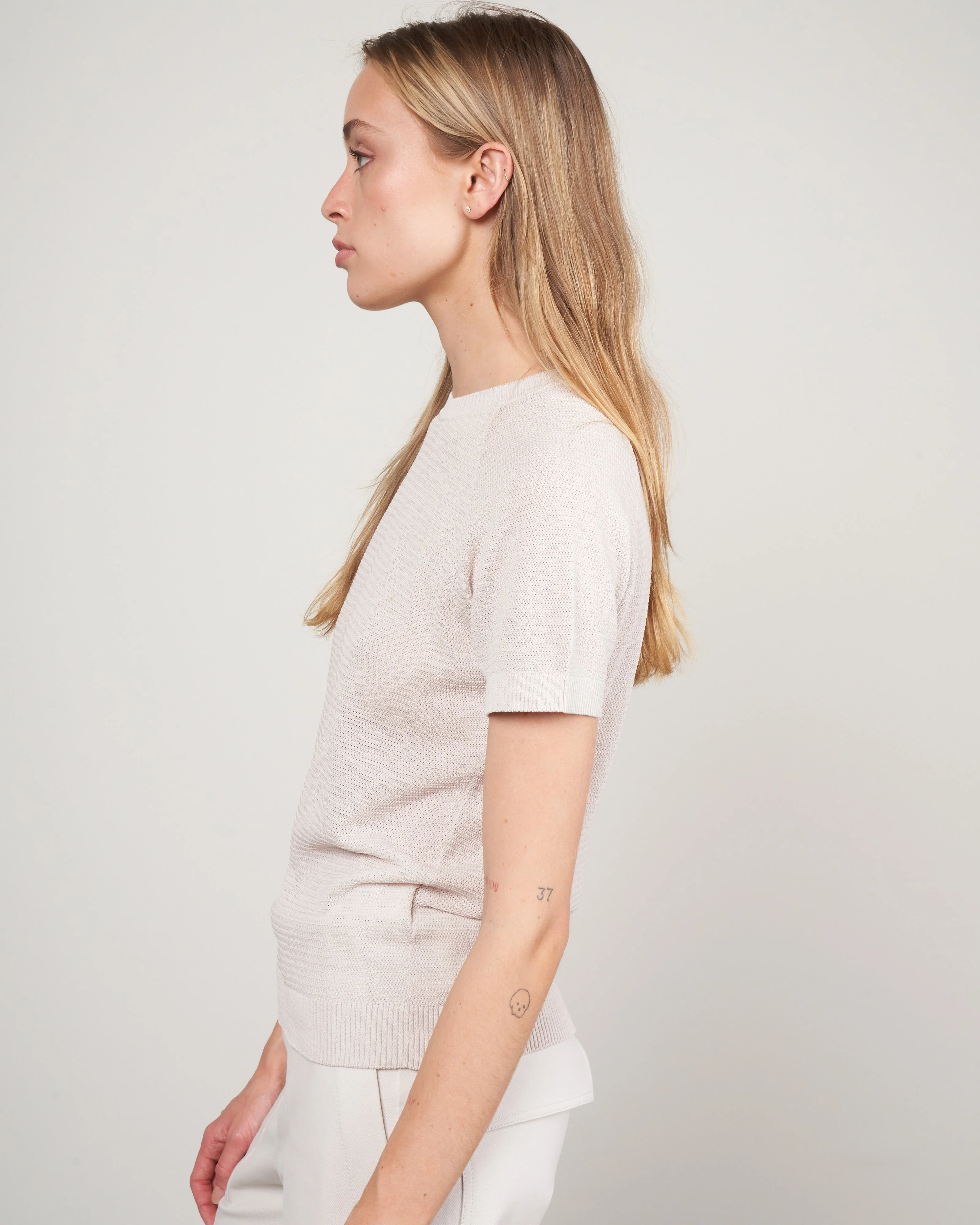 fancy crewknit - light gray - Image 3