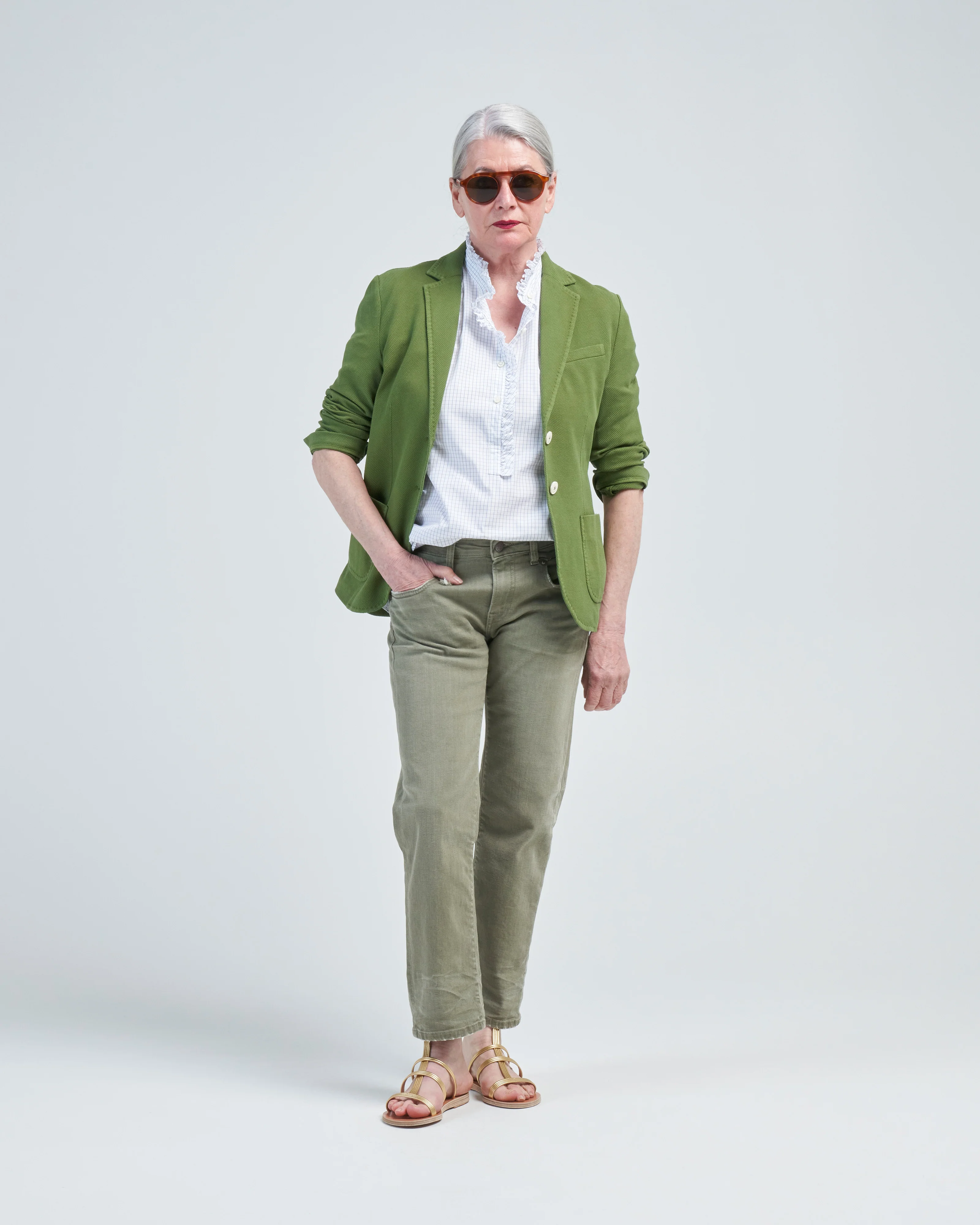 garment dyed short jacket - Image 2