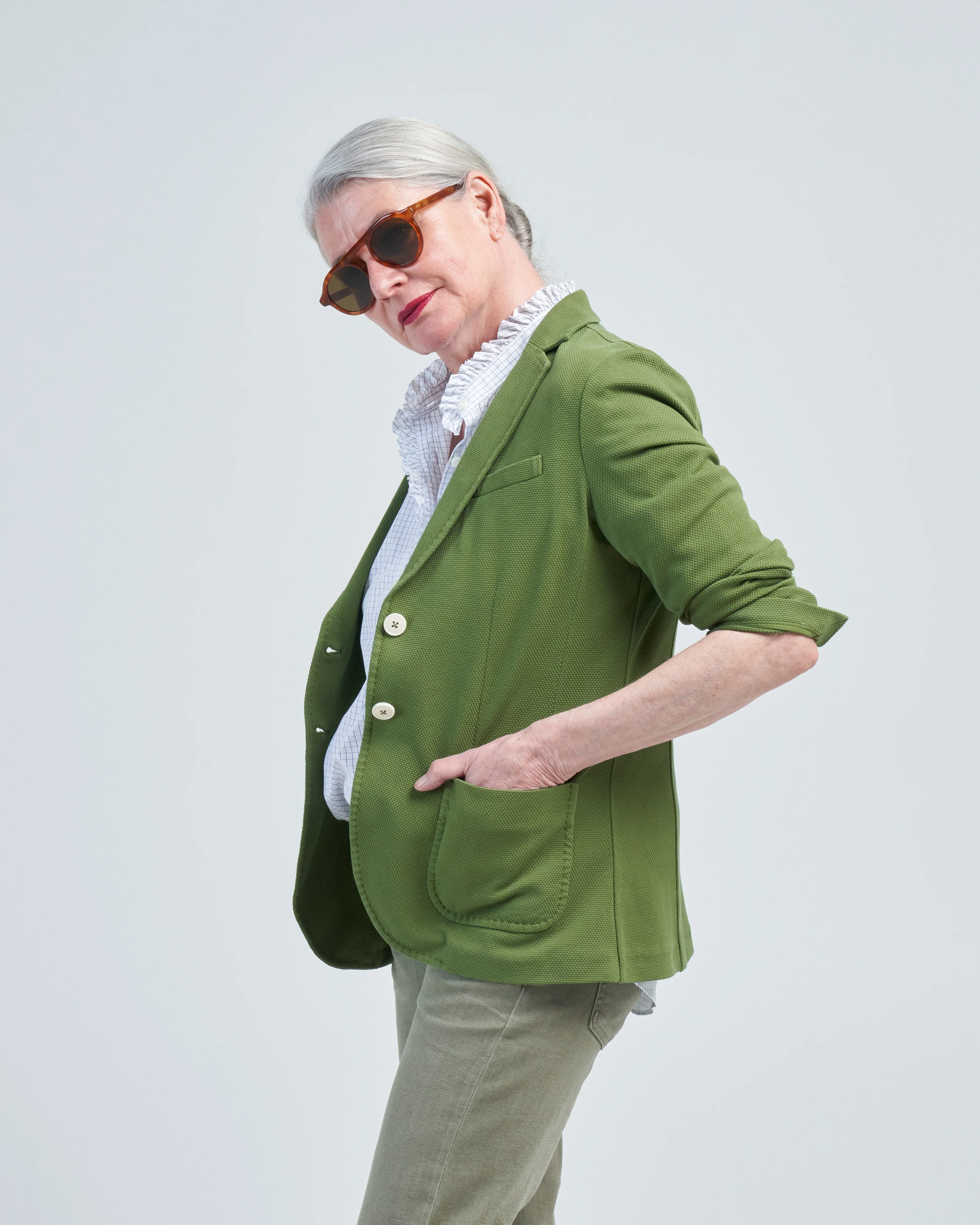 garment dyed short jacket - Image 3