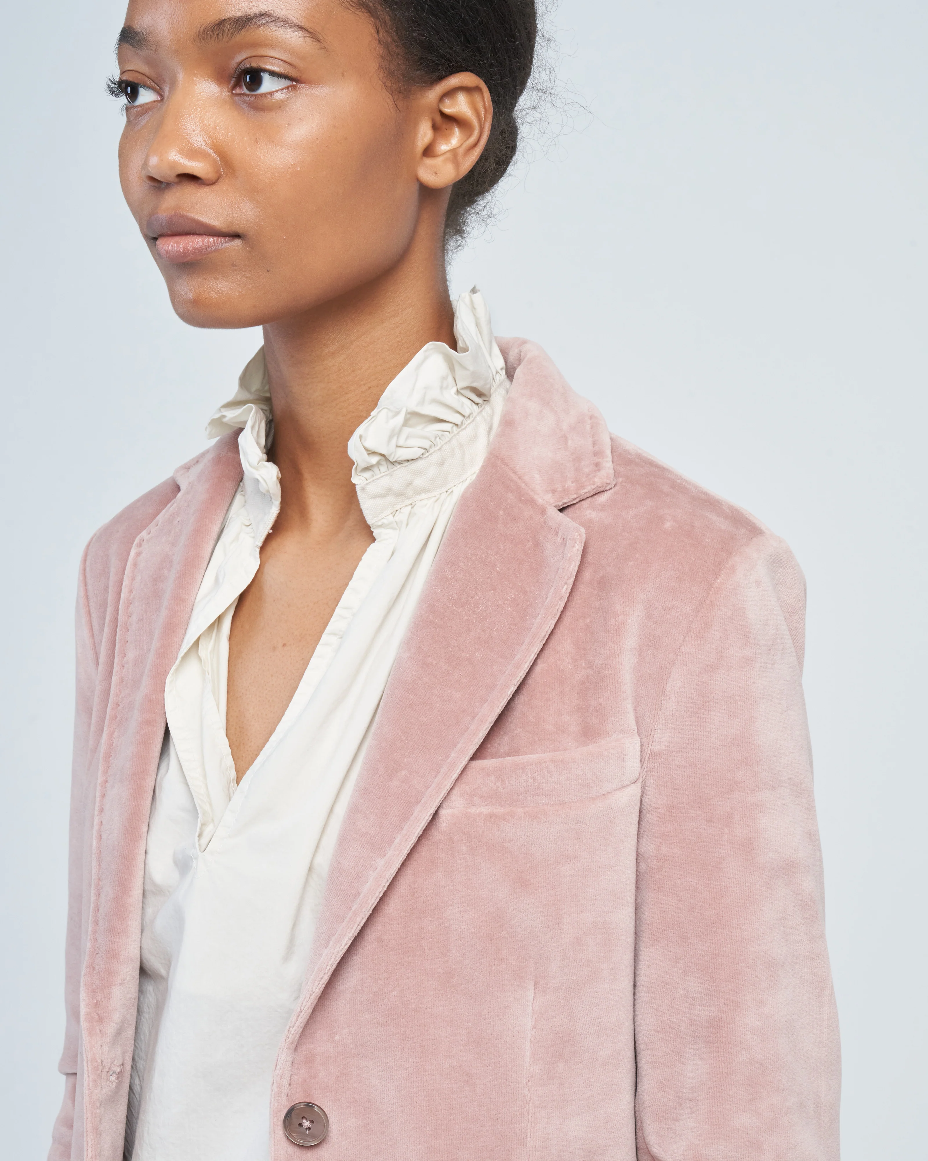 giacca slim velour jacket - Image 5